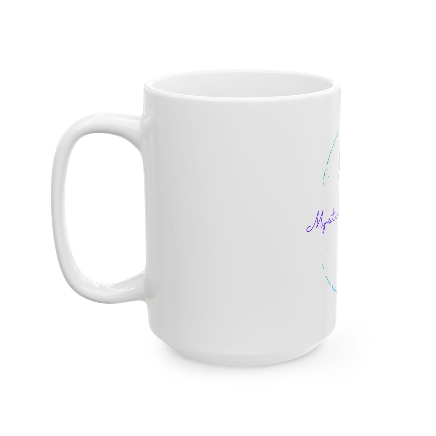 Mystic Dreams Ceramic Mug - Enchanting 11oz/15oz Coffee Cup, Spiritual Gift, Home Decor, Unique Birthday Present, Astrology Lover's Mug