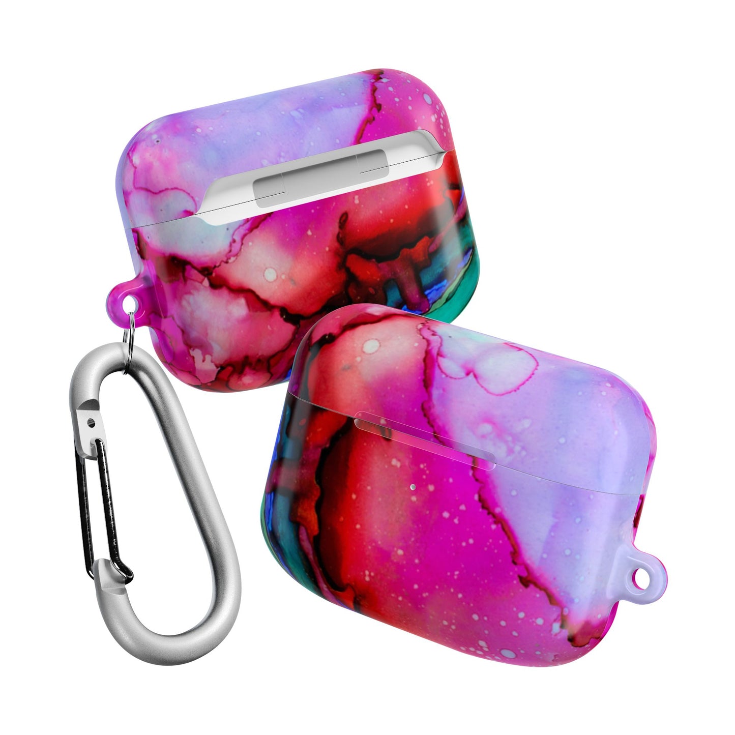Colorful Marble AirPod Case, Trendy Tech Accessory, Gift for Music Lovers, Unique Earbud Cover for Her, Stylish AirPods Holder