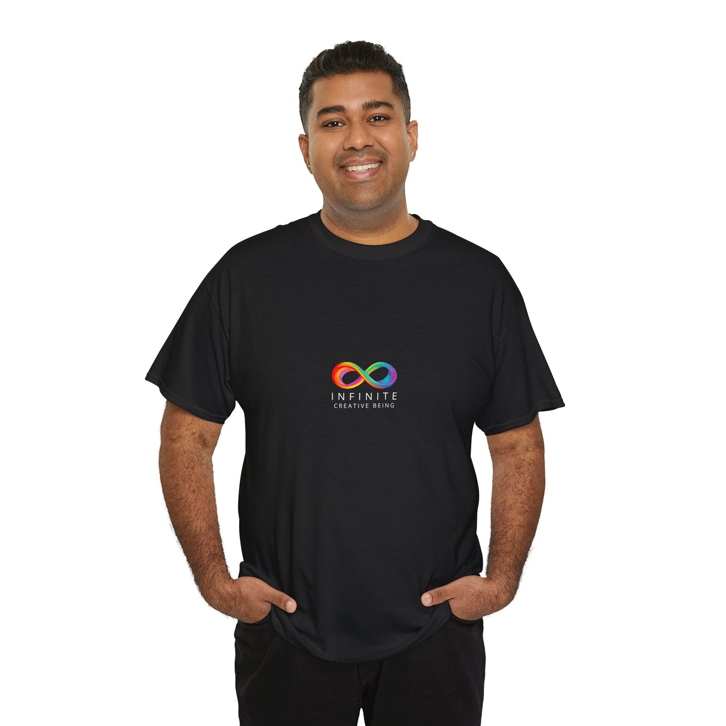 Colorful Infinite Creative Being Unisex Tee, Inclusive Fashion, Everyday Casual Wear, Gift for Friends
