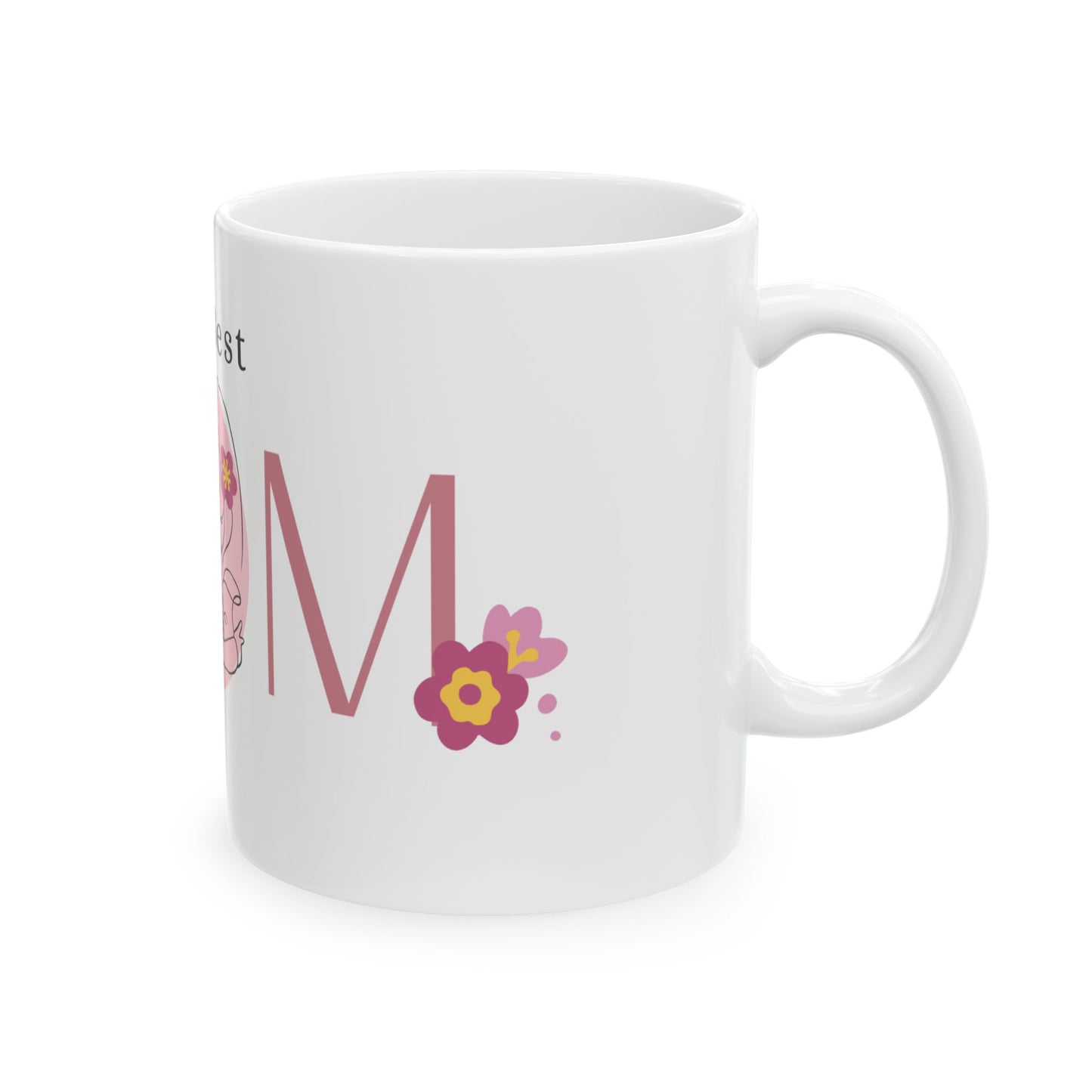 Ceramic Mug with Heartwarming 'Best Mom' Design – Perfect Gift for Mother's Day, Birthday, Love, Coffee Lovers, Personalized Mugs