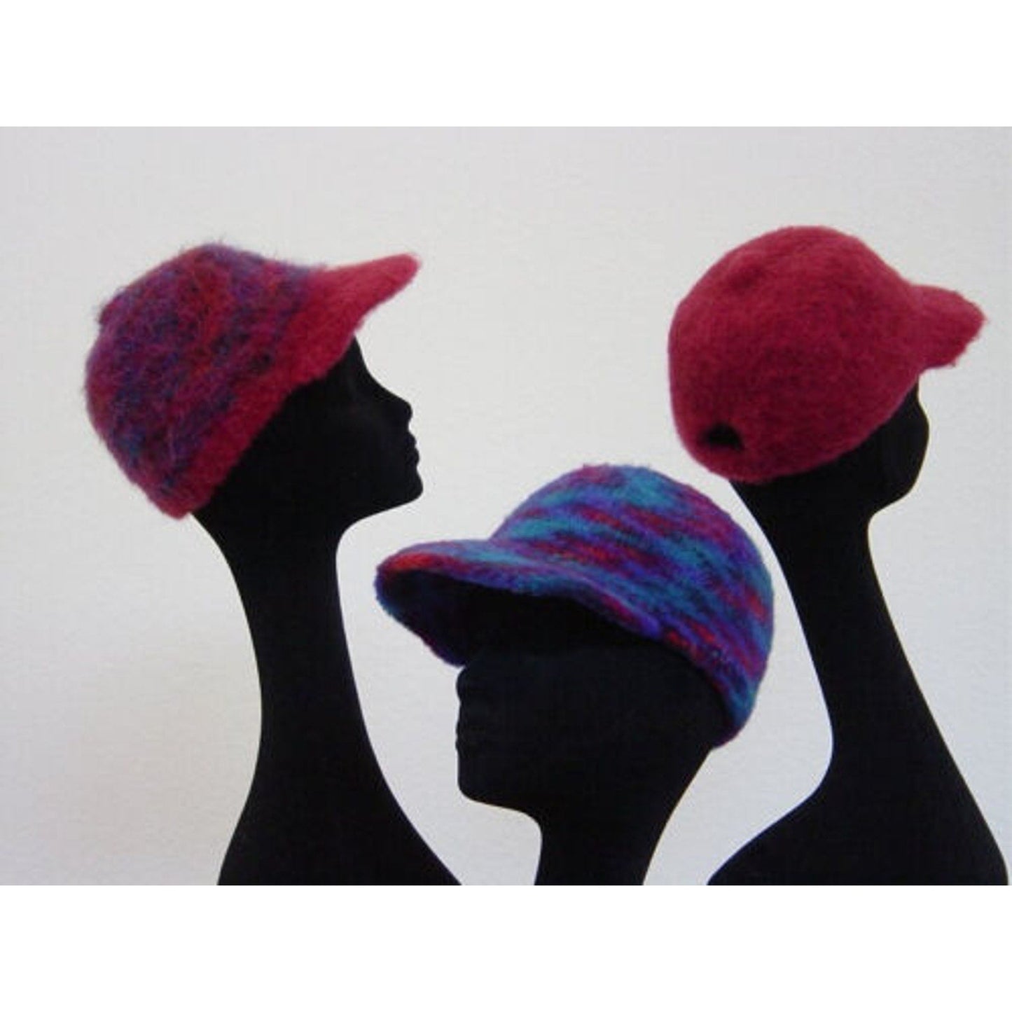 New Linda Taylor for Fiber Space Felted Baseball Cap Knitting Pattern