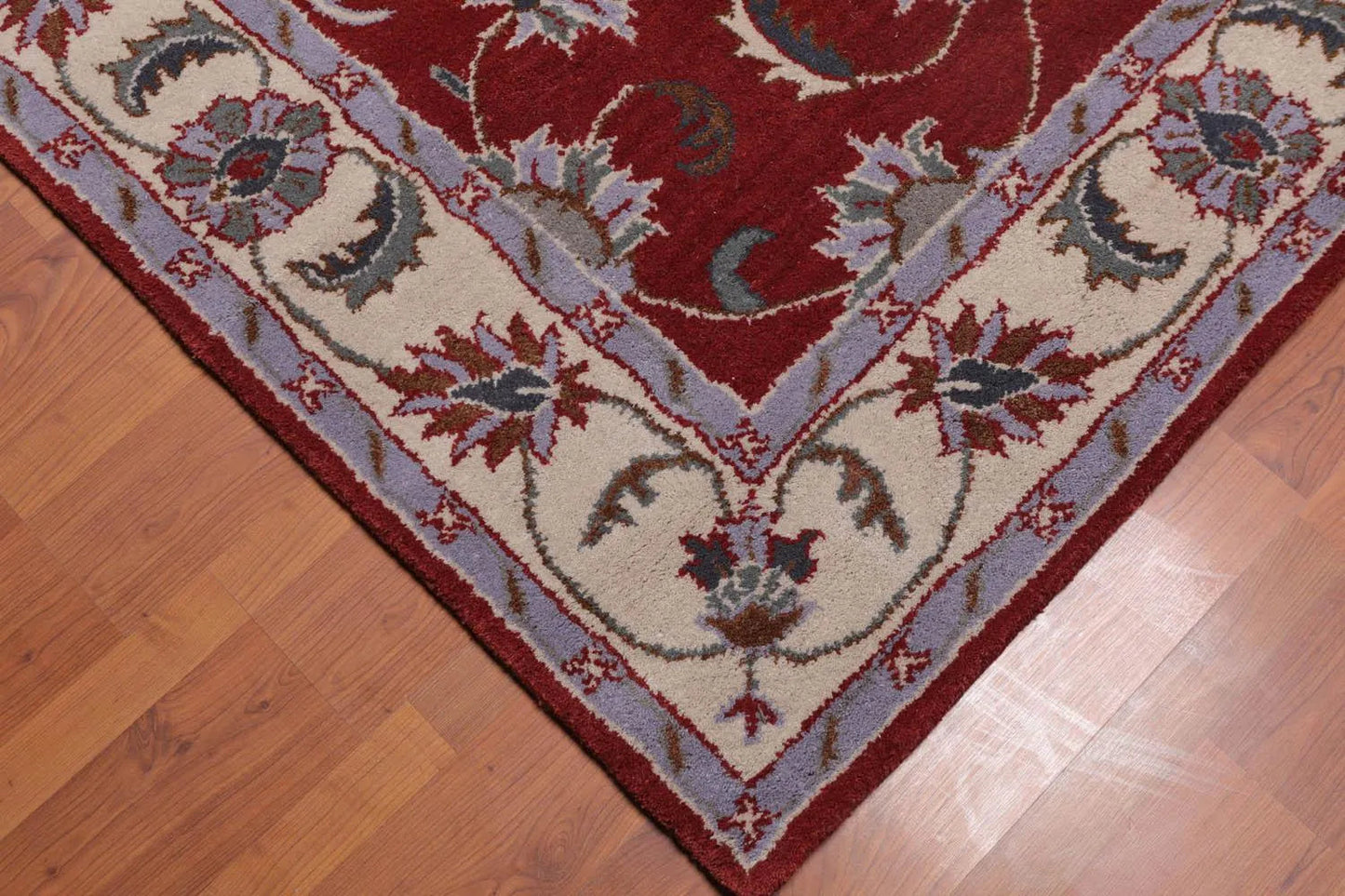5' x 8' Handmade 100% Wool Traditional Oriental Area rug Traditional Rust-4