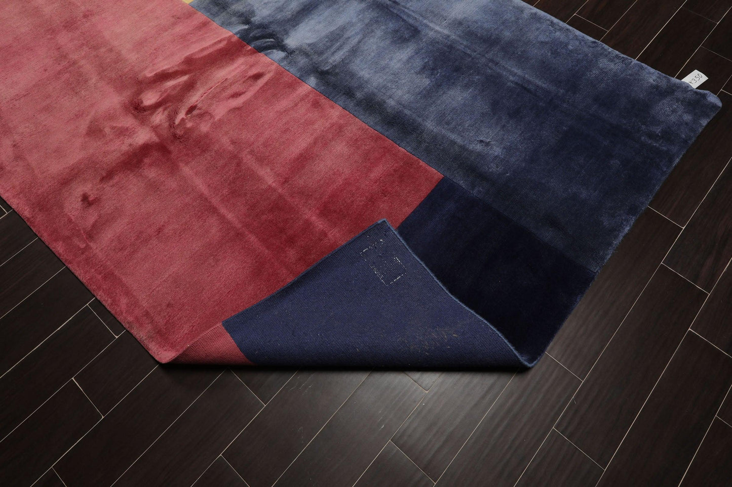 6'2" x 8'7" Hand Knotted Wool Tibetan Oriental Area Rug Contemporary Rose-4