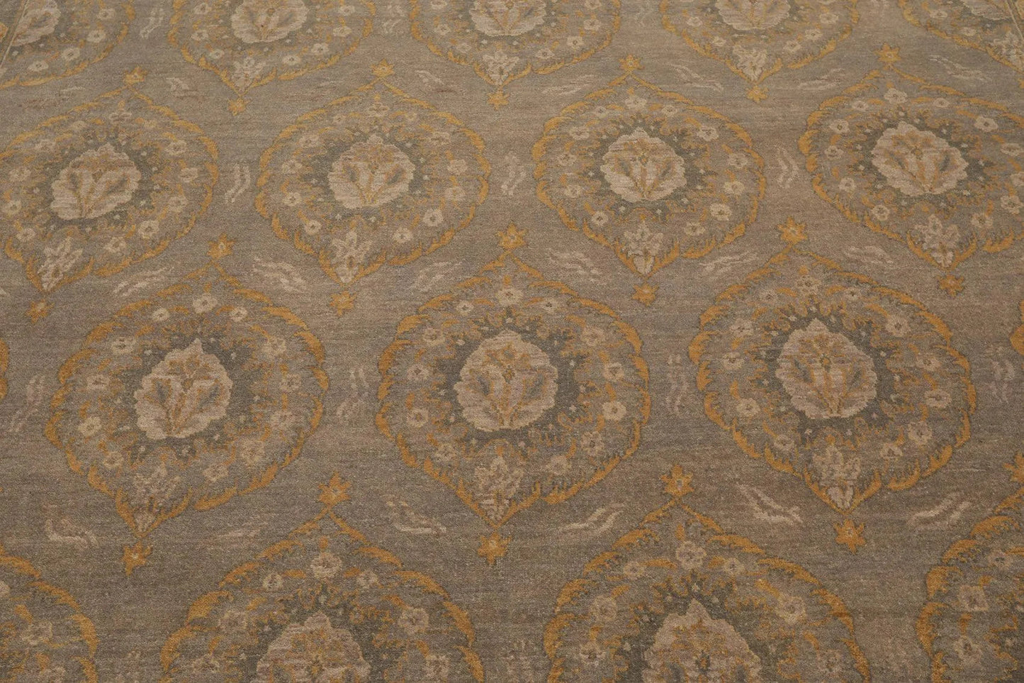 8' x 10' Hand Knotted 100% Wool Peshawar Traditional Oriental Area Rug Gray-4