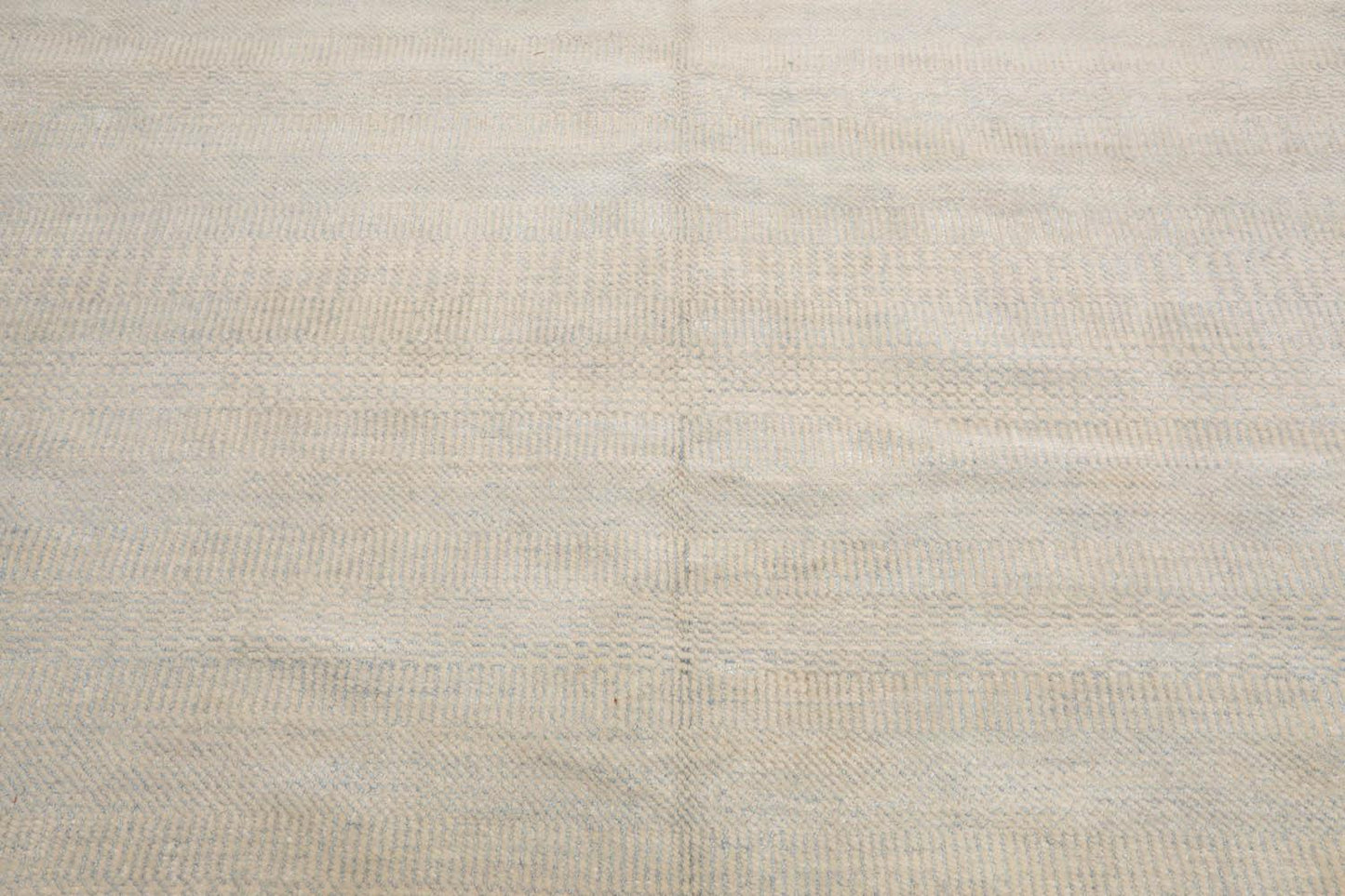10'2''x14'04" Hand Knotted Wool & Bamboo Silk Tibetan Oriental Area Rug Beige-4