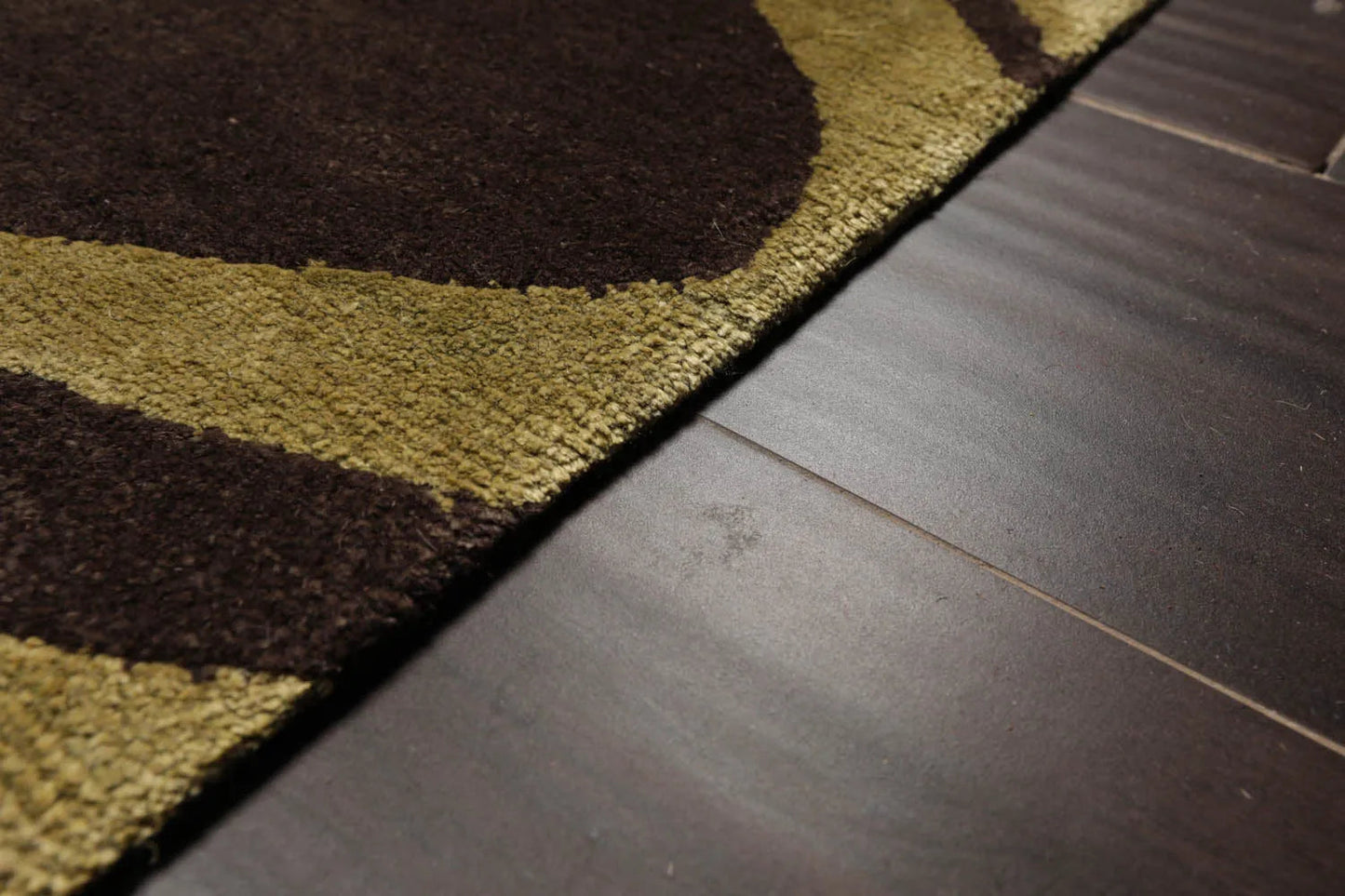 9x12 Pink, Brown Mark Philips Hand Knotted Tibetan 100% Wool Modern Block Oriental Area Rug-4