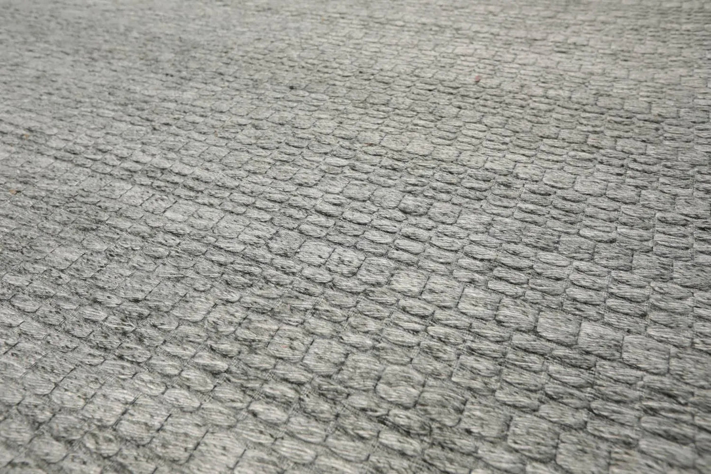 Multi Size Gray Hand Woven 100% Wool Flatweave Modern & Contemporary Oriental Area Rug-4
