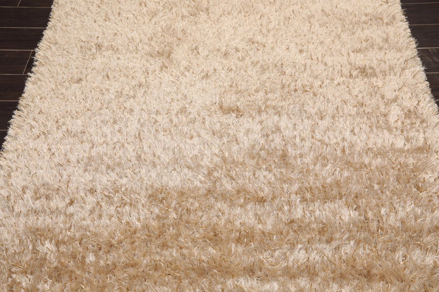 Multi Size Tan Hand Made Shag Polyester Modern & Contemporary Oriental Area Rug-4