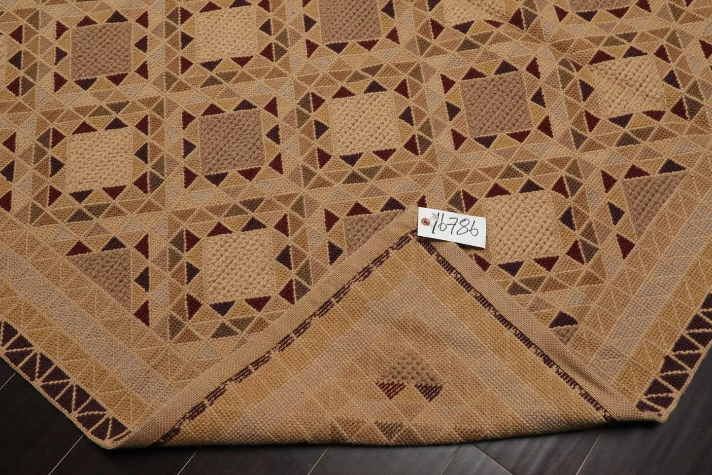 6' x 9' Hand Knotted 100% Wool Traditional Sino Persian Area Rug Tan-4