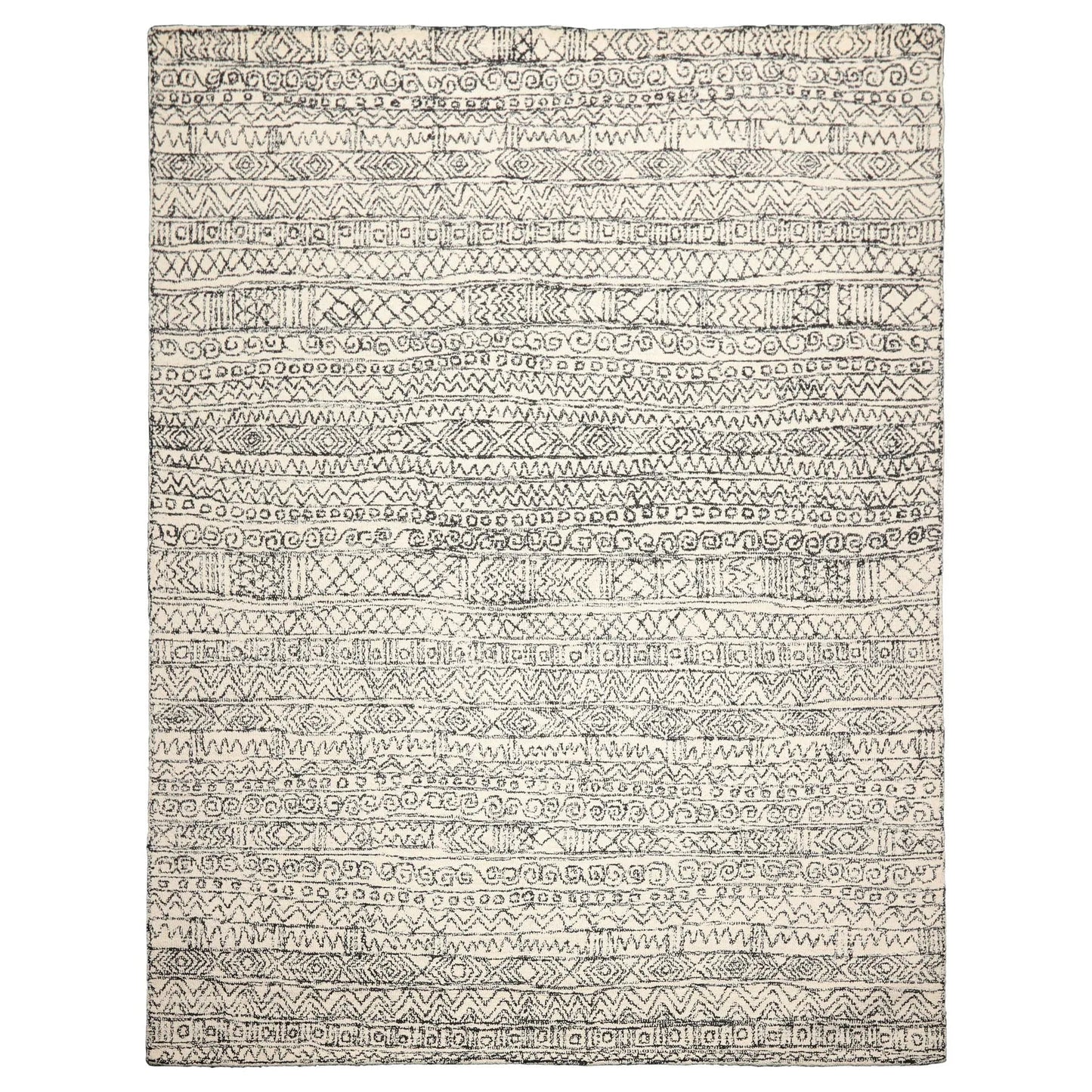 LoomBloom Multi Size Hand Tufted Tribal MorocconMoroccan Wool Oriental Area Rug-4