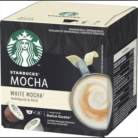 Nescafé Starbucks Dolce Gusto White Mocha kapszula 12db (Starbucks White Mocha)-0