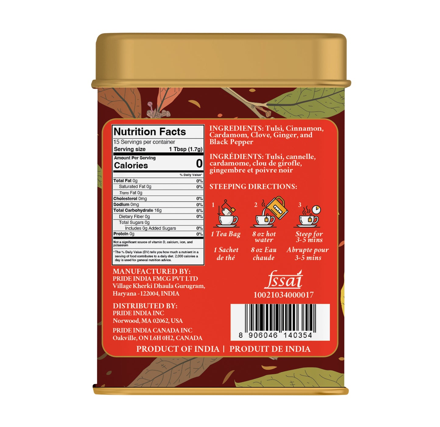 Herbal Chai - Comforting Spiced Tea Bags-4