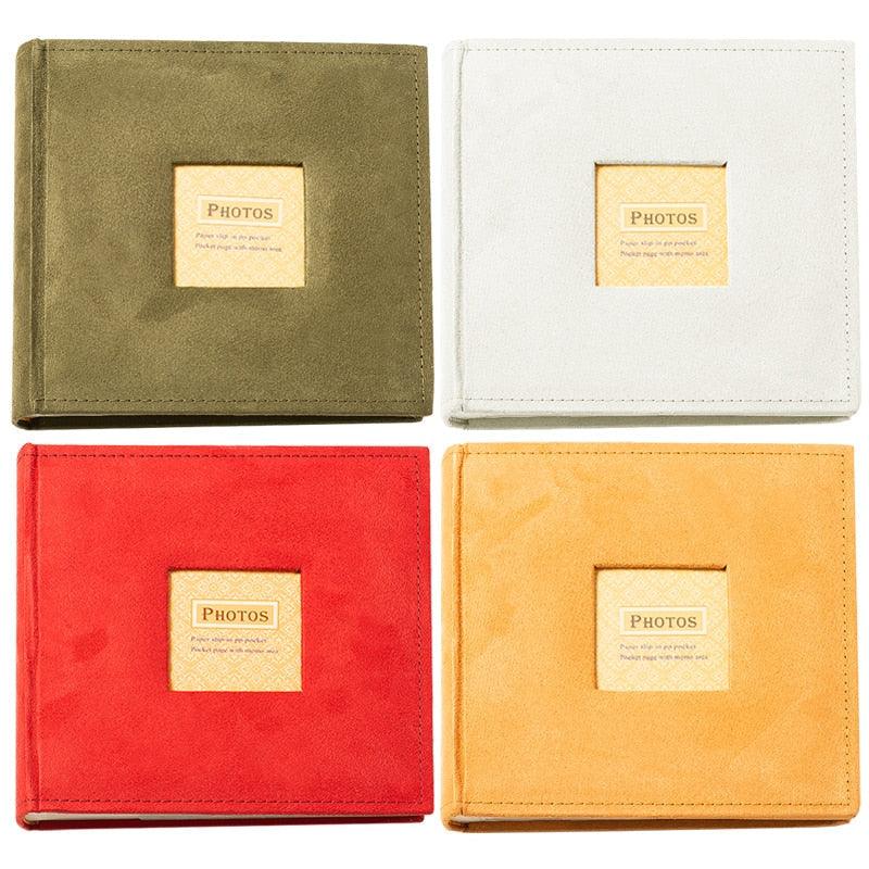 1Pc 4 Colors Holds Photos Slip In Memo Photo Album Family Memory Notebook Picture Albums 200 Photos For Photographs Albums Book Scrapbook Paper Baby Family Scrapbook Albums