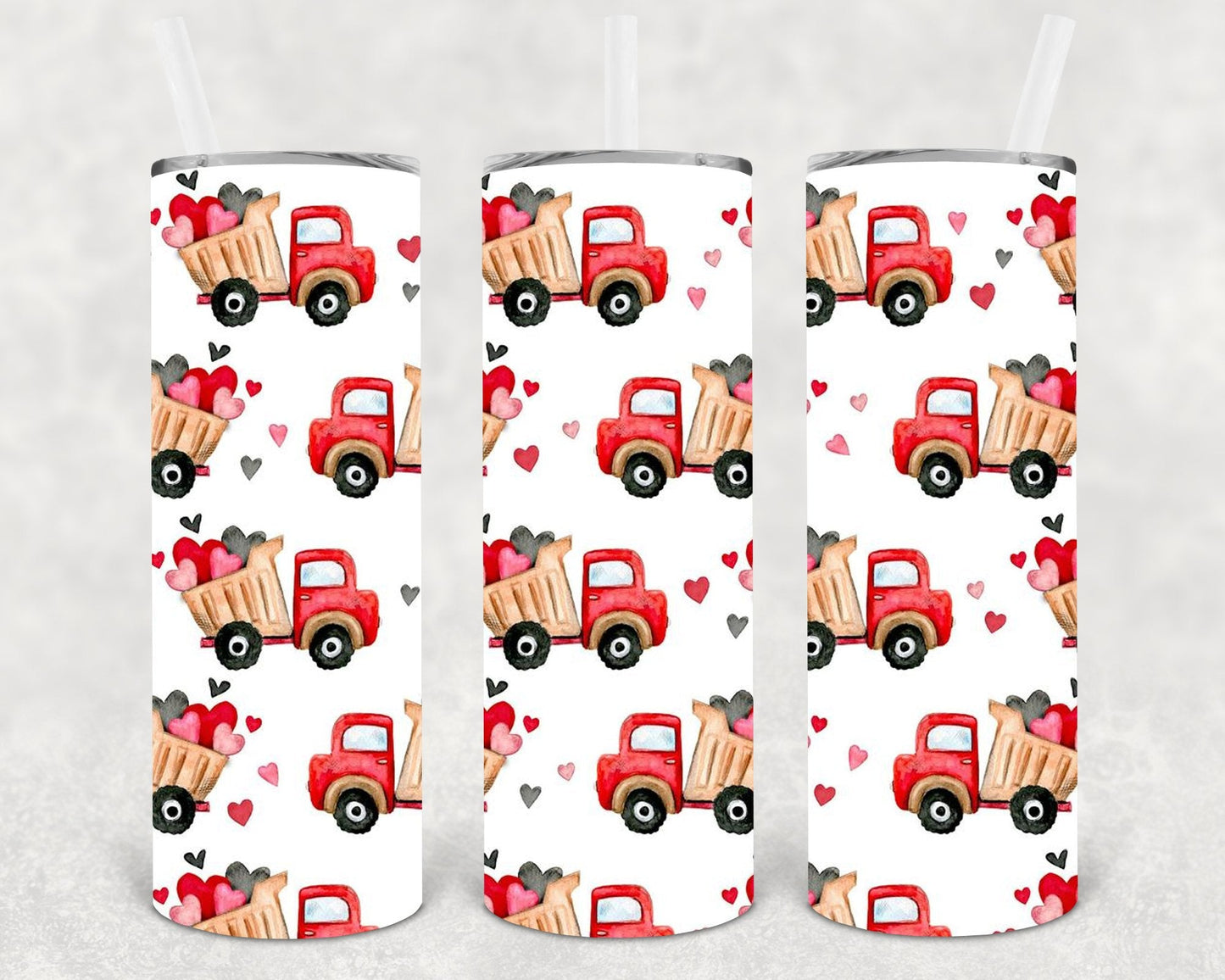 Valentine Truck 20 oz Skinny Tumbler