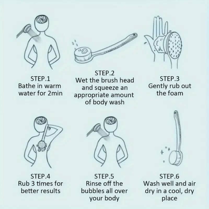 2-in-1 Gentle Exfoliating Body Brush