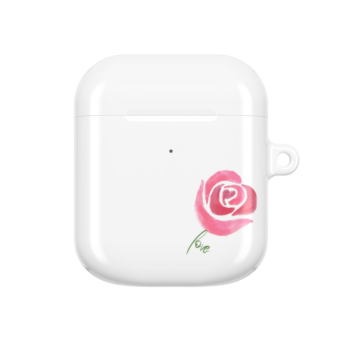 Romantic Rose AirPod Case - Cute Floral Design, Gift for Her, Valentine's Day Present, Trendy Accessory, Love Theme
