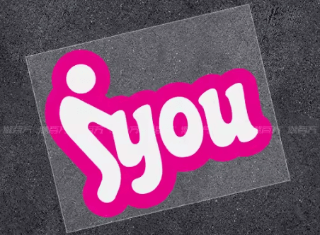 FXXK YOU Prank Sticker!