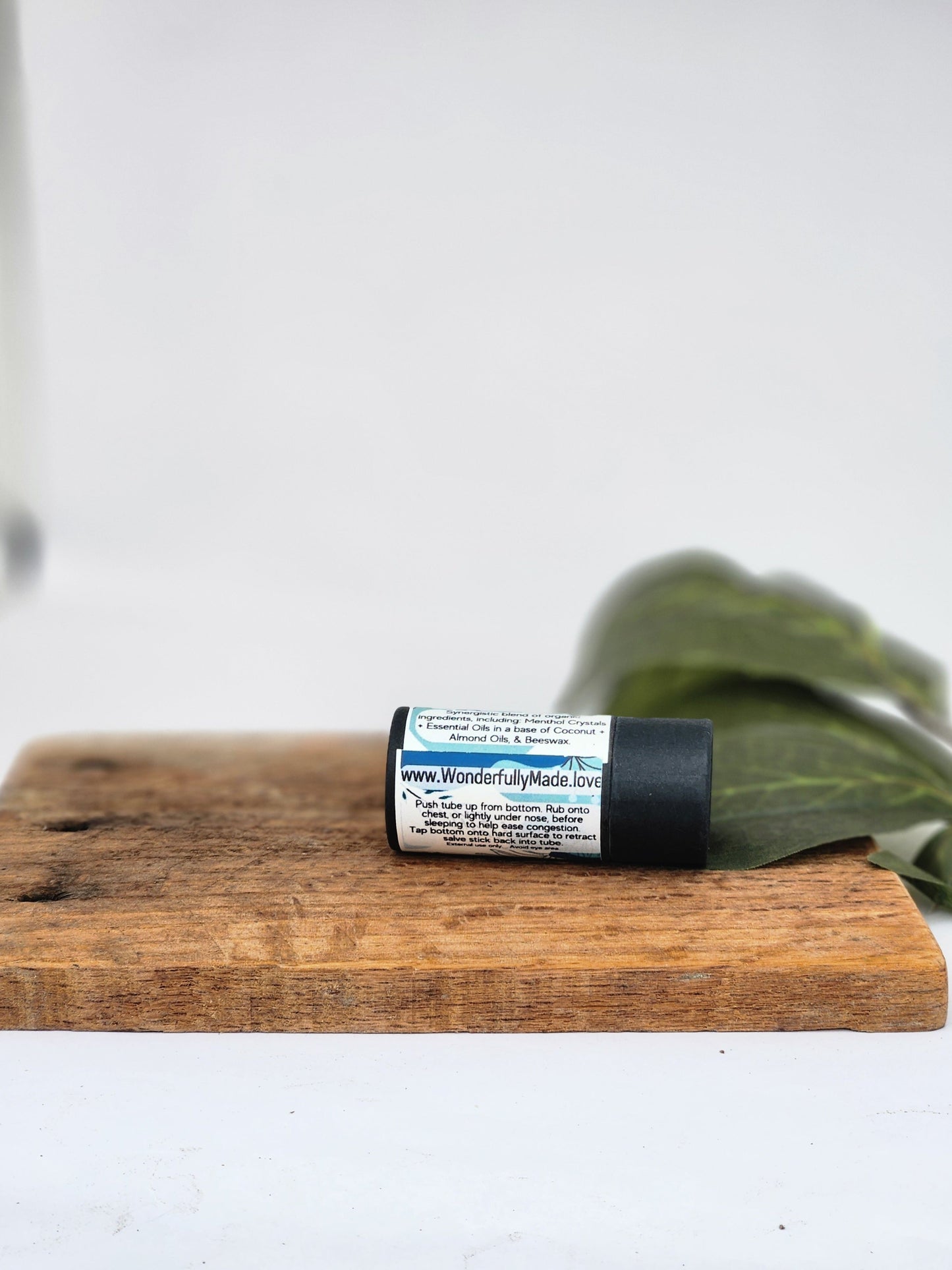 Breathe Easy Vapor Rub Stick | Essential Oil Salve Clear Congestion Chest Neck Cold Cough Natural Organic Relief Menthol Camphor Soothing