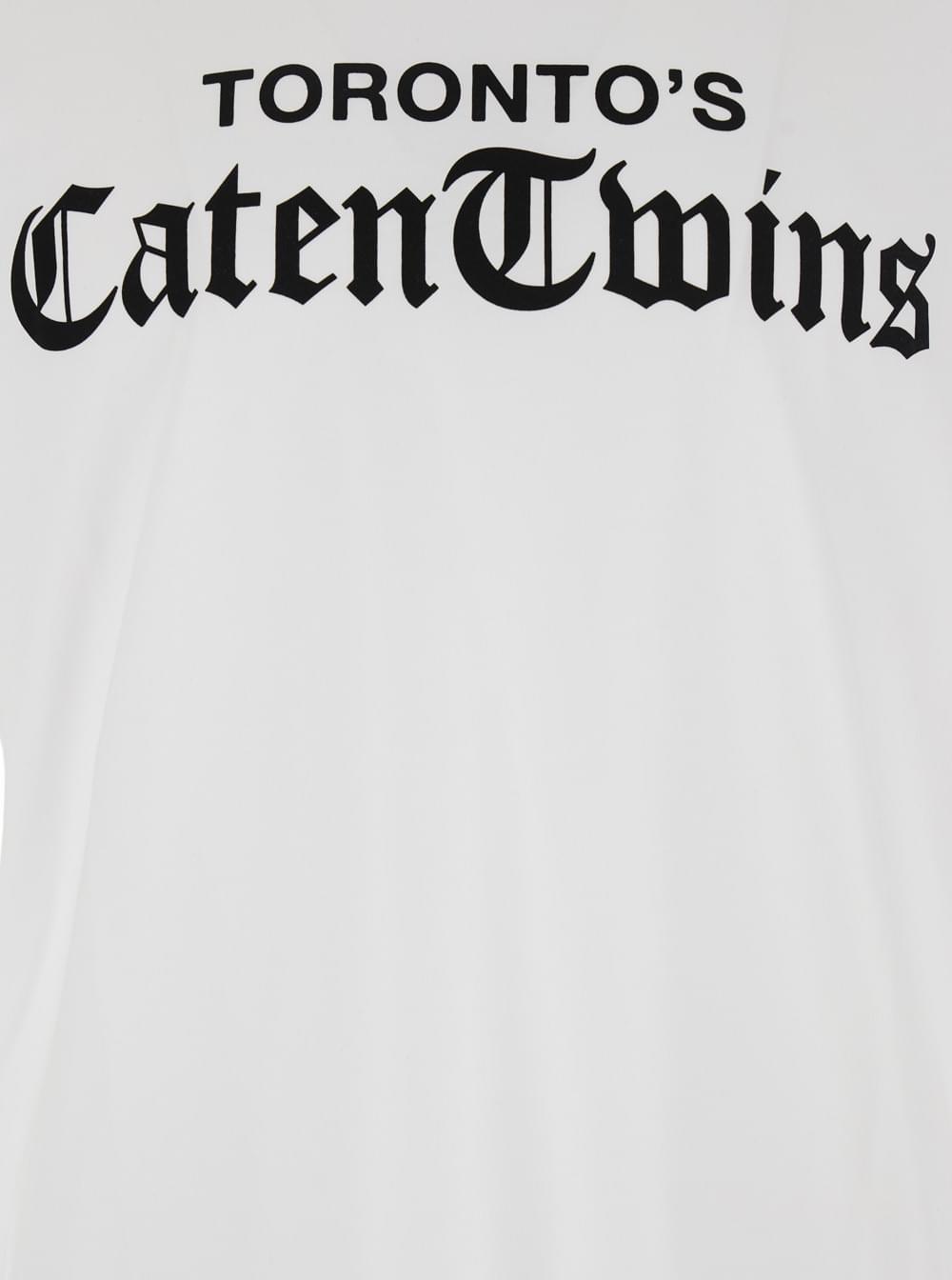 Dsquared2 Men White T-Shirt With Logo On The Front In Cotton Man
