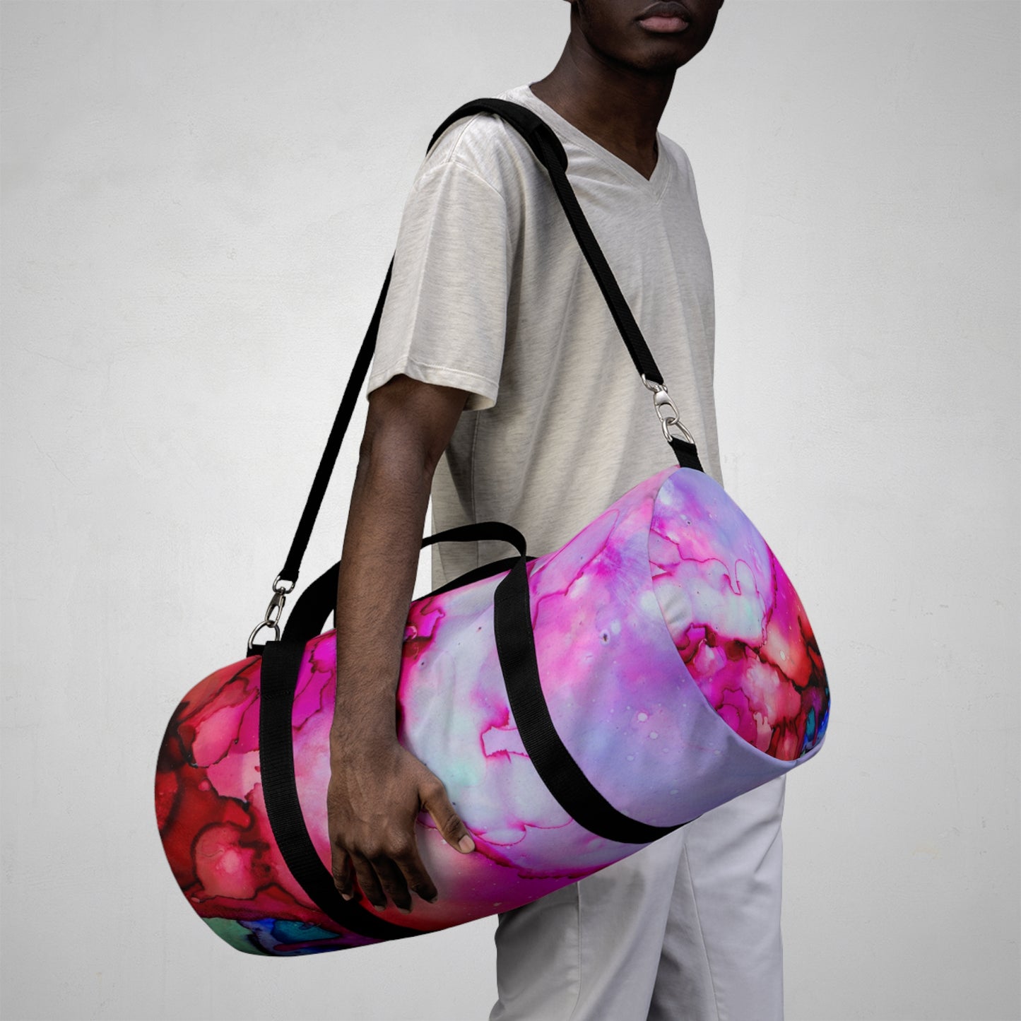 Vibrant Abstract Duffel Bag | Travel Bag, Gym Tote, Weekend Getaway, Colorful Bag, Unique Gift