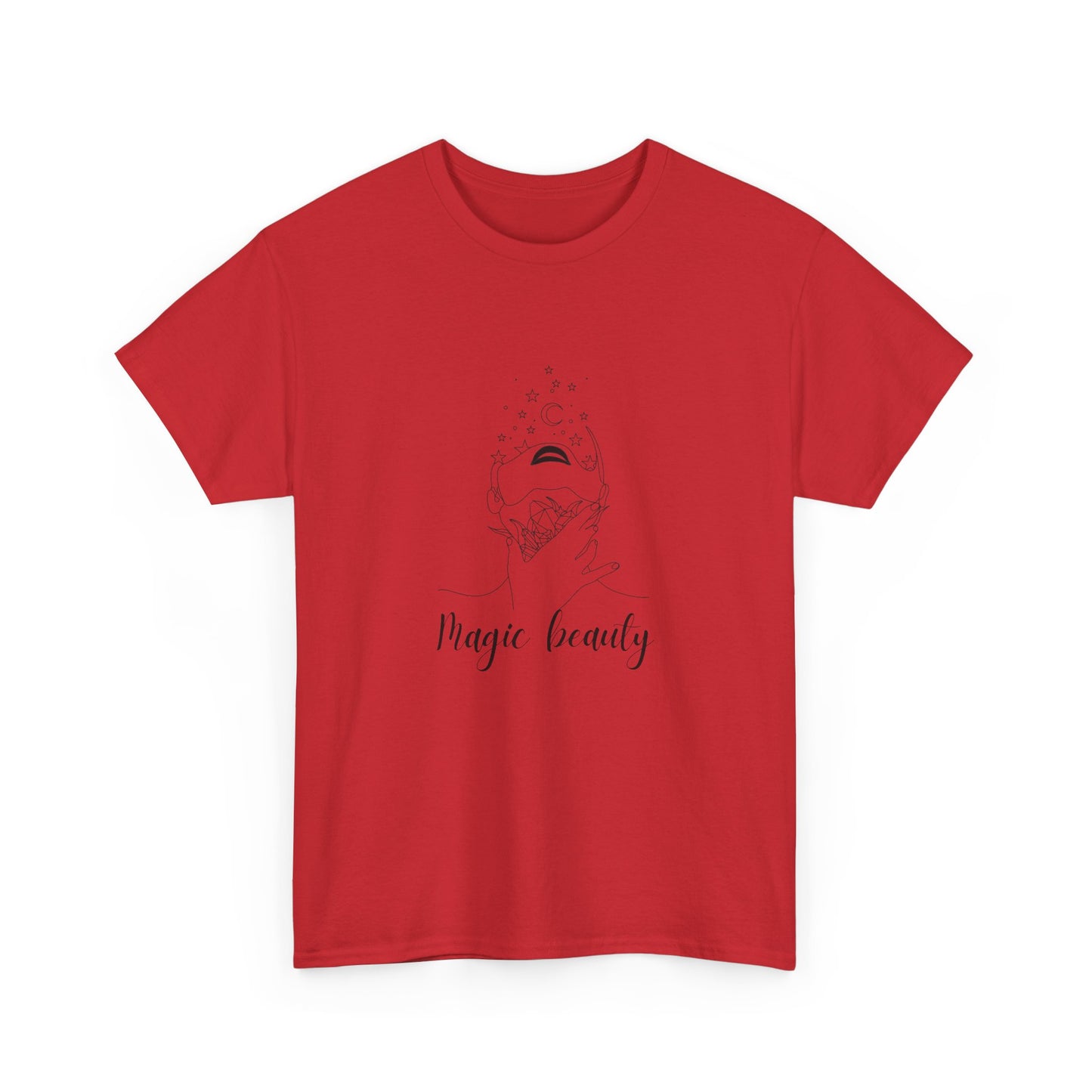 100% Heavy Cotton Tee - Magical Beauty Graphic Tee, Casual Everyday Wear, Gift for Her, Eco-Friendly Fashion, Summer Wardrobe Essential
