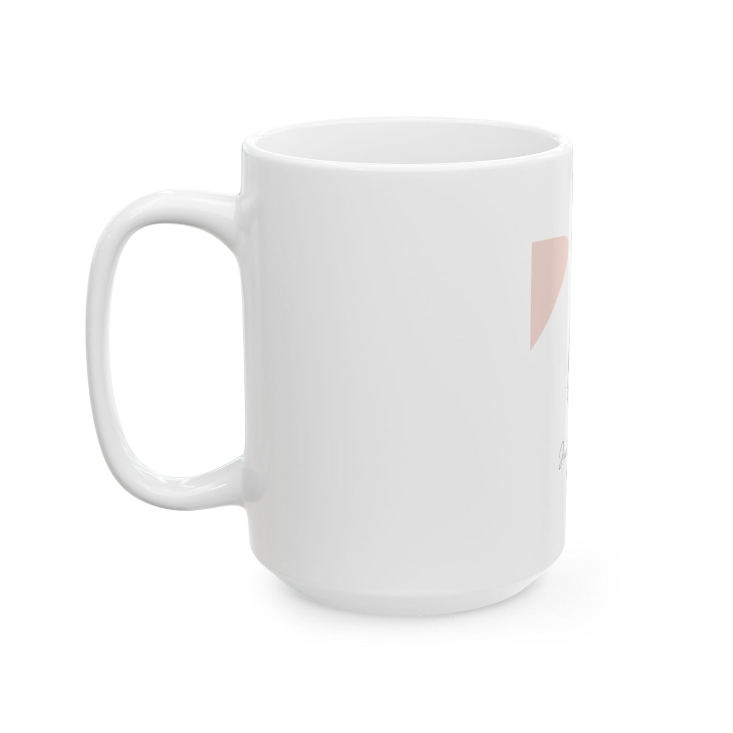 Just Living My Best Life Ceramic Mug - Stylish 11oz/15oz Gift for Moms, Inspirational Pregnancy Gift Coffee Cup, Cute Tea Mug, Positive Vibes Drinkware