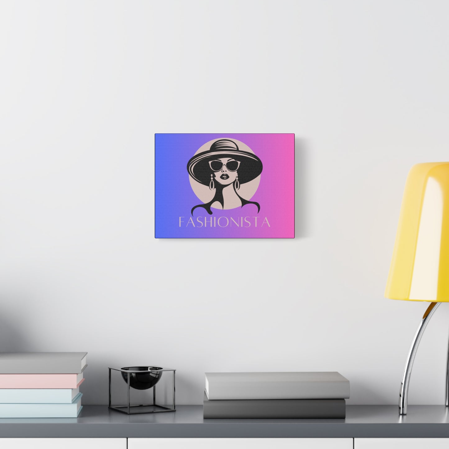 Fashionista Matte Canvas Wall Art, chic home decor, stylish gift for fashion lovers, wall decor, modern art piece, unique artwork