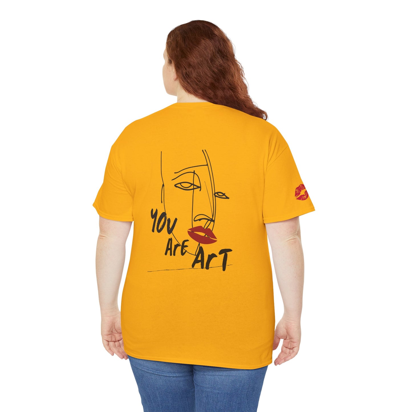 YOU ARE ART - SINGLE, TAKEN... Artistic Unisex Cotton Tee with Heartfelt Prints, Casual Wear, Gift for Artists, Streetwear, Inspirational Fashion