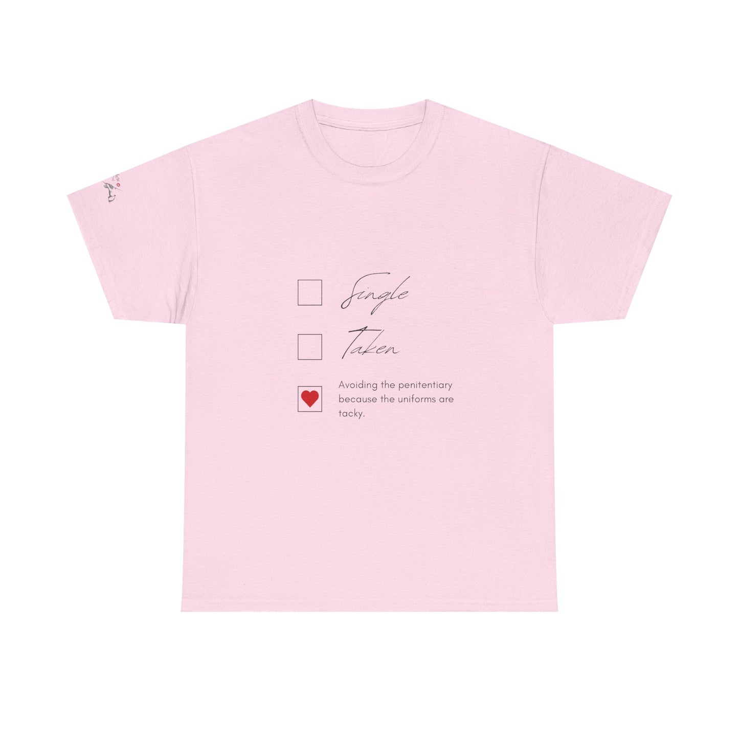Single Taken Avoiding the Pen Play Where It's Safe T-Shirt Unisex Heavy 100% Cotton Tee