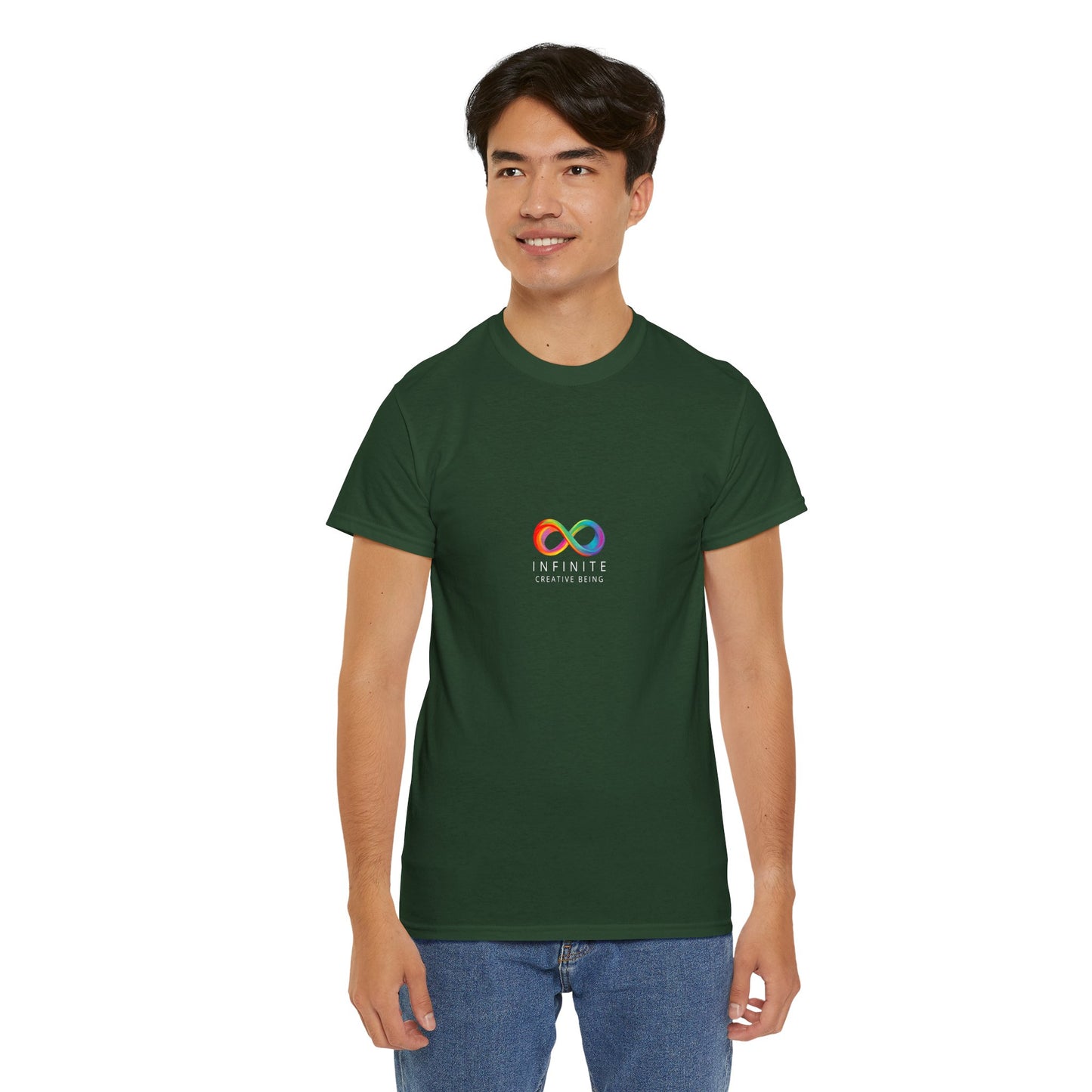 Colorful Infinite Creative Being Unisex Tee, Inclusive Fashion, Everyday Casual Wear, Gift for Friends