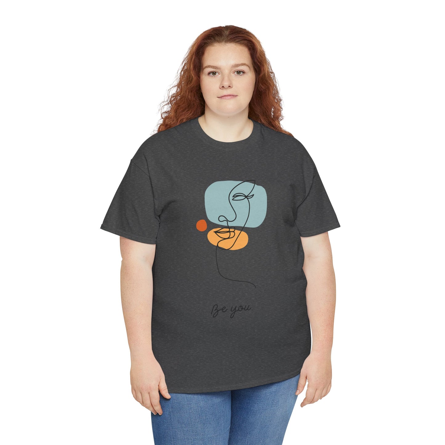 Minimalist Be You Tee, Unisex Cotton T-Shirt, Inspirational Graphic Tee, Gift for Friends, Casual Everyday Wear, Self-Love Apparel