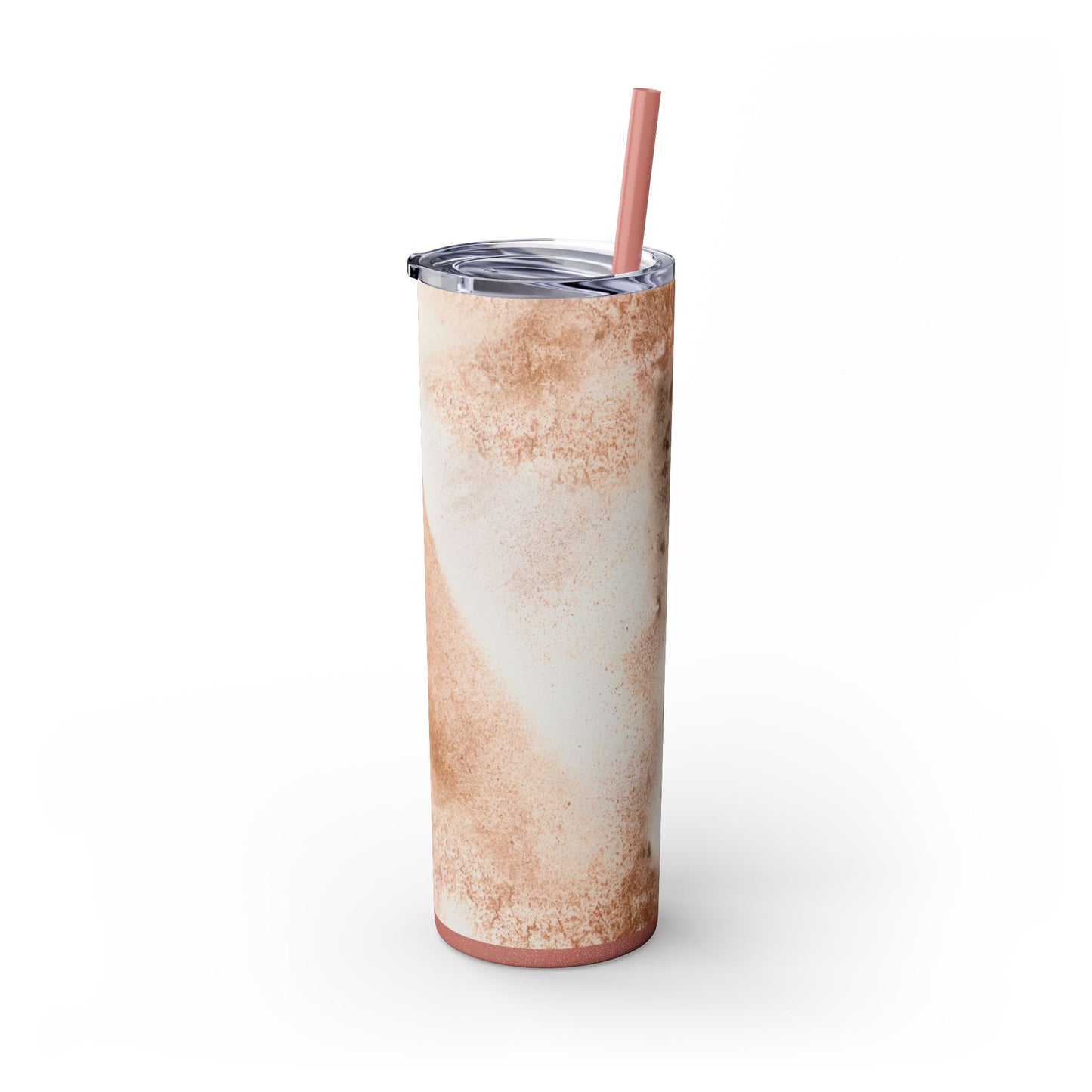 Stylish Marble Skinny Tumbler with Straw, Perfect for Gifts, Home Office, Summer, Mom's Day, Outdoor Adventures, Travel Mug
