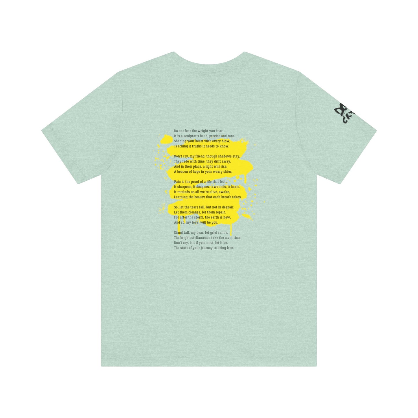 Inspirational Unisex Short Sleeve Tee - Journey to Self-Love & Empowerment