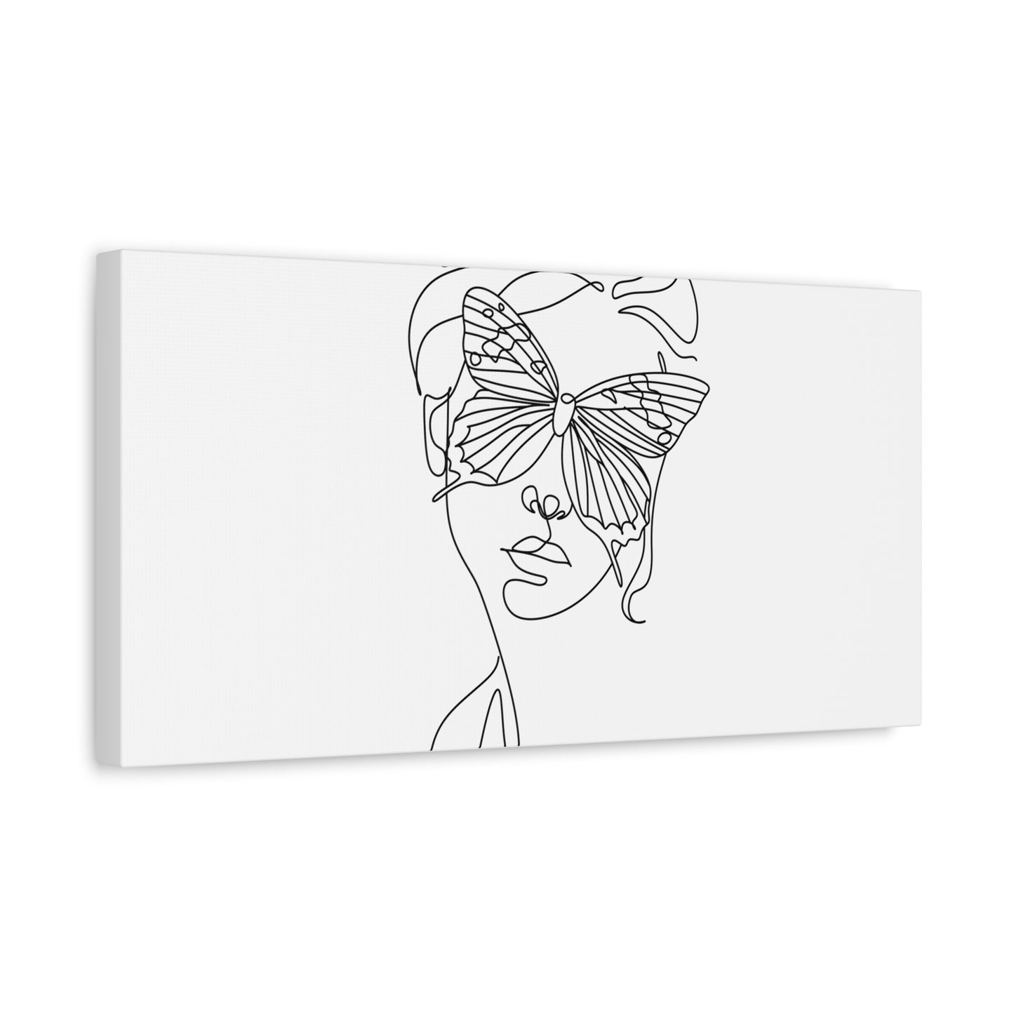 Minimalist Butterfly Canvas Art, Modern Home Decor, Gift for Nature Lovers, Wall Art for Women, Inspirational Wall Art