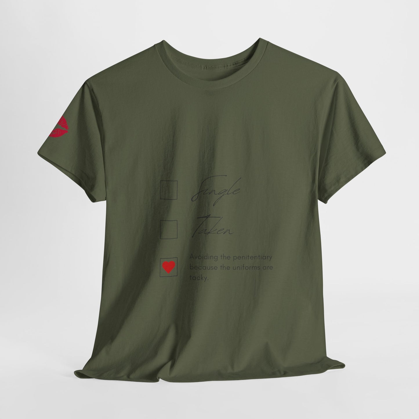 YOU ARE ART - SINGLE, TAKEN... Artistic Unisex Cotton Tee with Heartfelt Prints, Casual Wear, Gift for Artists, Streetwear, Inspirational Fashion