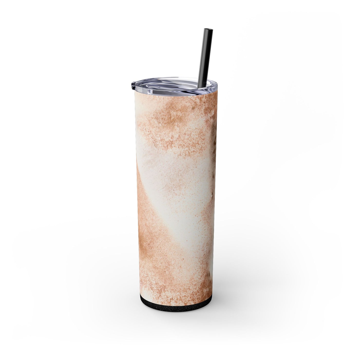 Stylish Marble Skinny Tumbler with Straw, Perfect for Gifts, Home Office, Summer, Mom's Day, Outdoor Adventures, Travel Mug