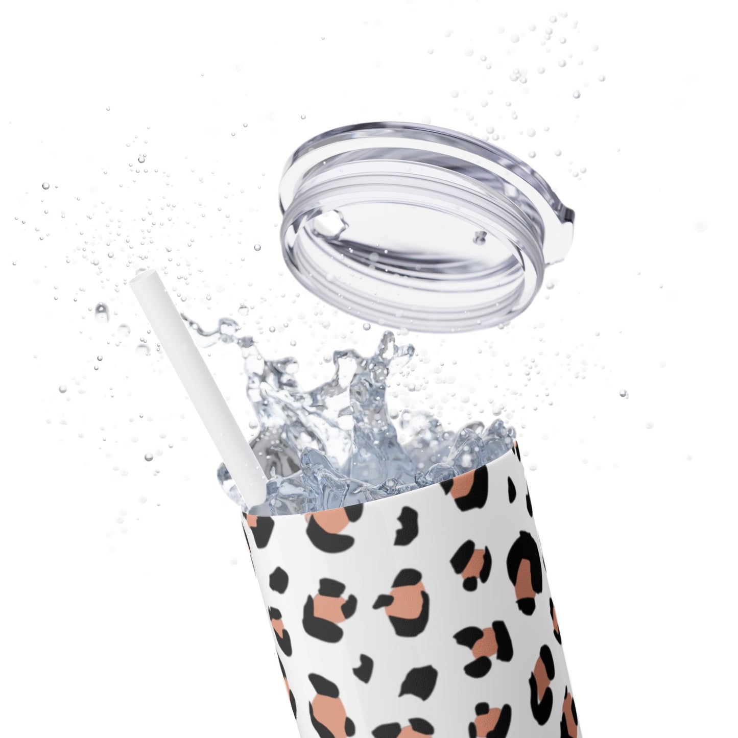 Chic Cheetah Print Tumbler, Trendy Travel Mug, Animal Print Water Bottle, Perfect Gift for Her, Stylish Beverage Container