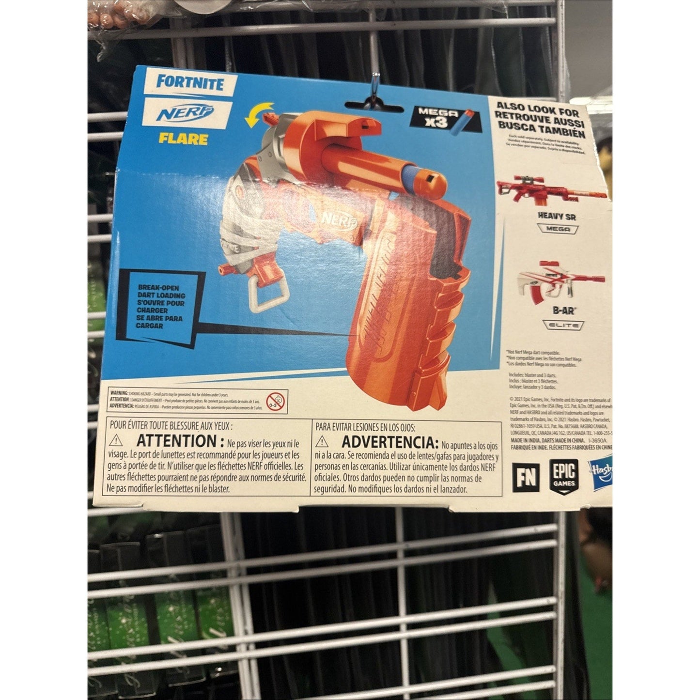 Nerf Fortnite Flare toy Break-Open Loading. NIP.