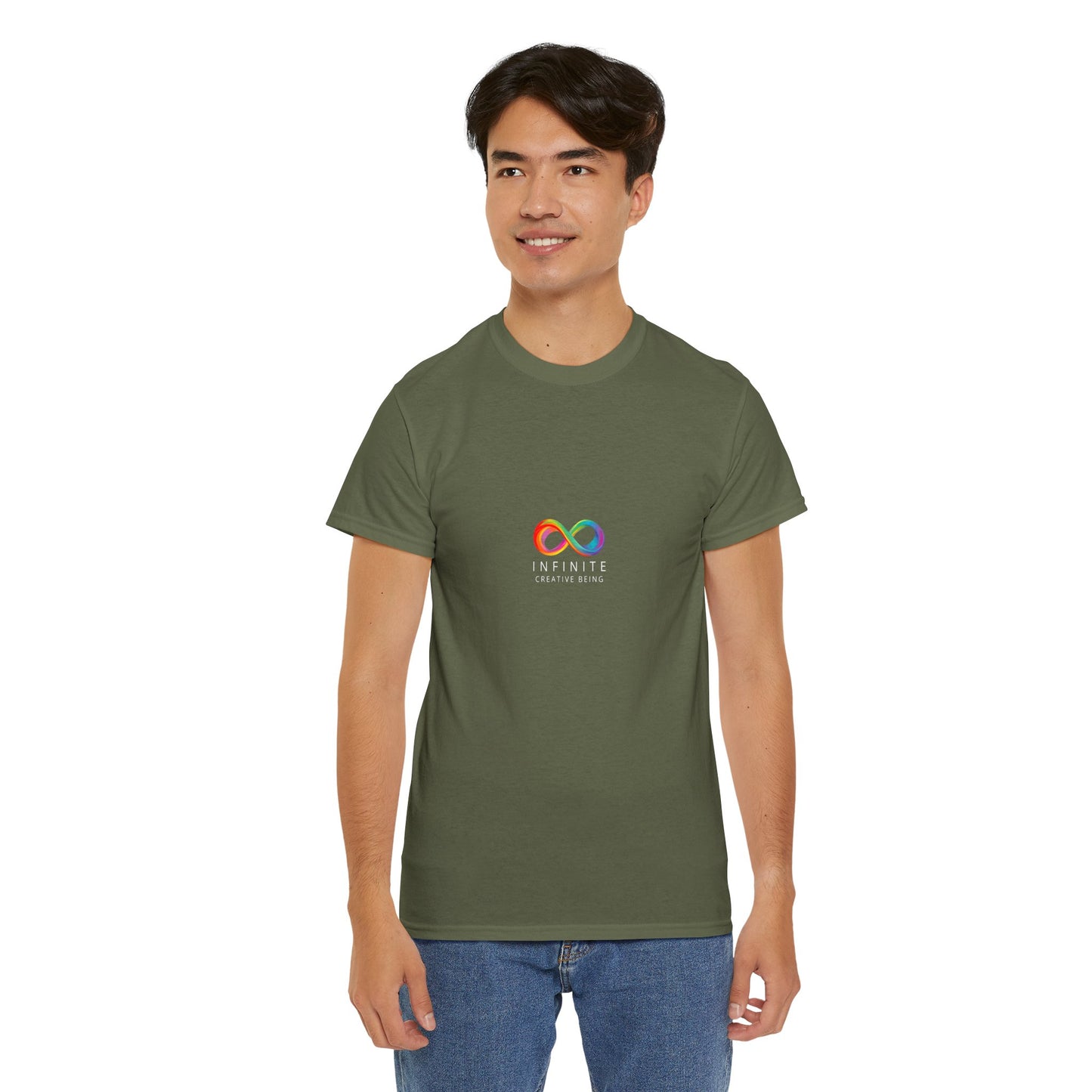 Colorful Infinite Creative Being Unisex Tee, Inclusive Fashion, Everyday Casual Wear, Gift for Friends