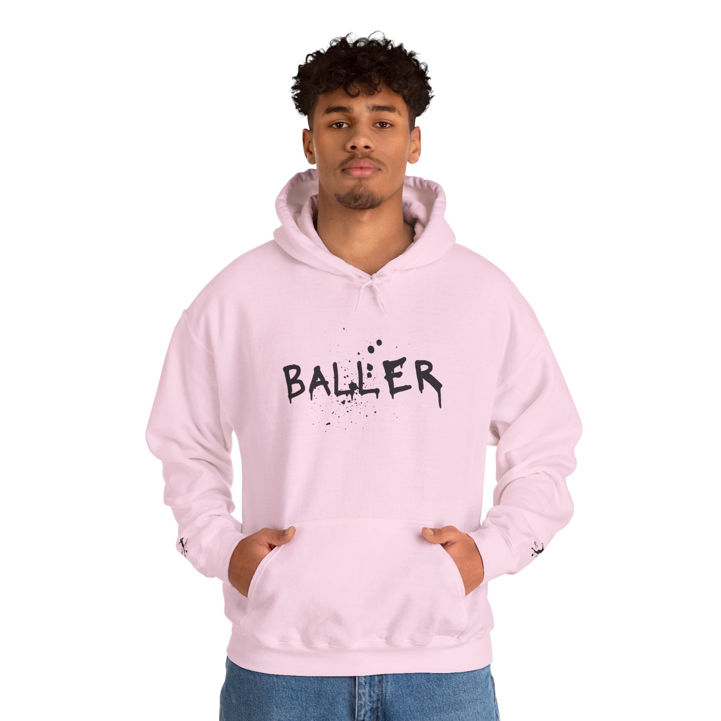 GO PRO Baller Hoodie - Unisex Heavy Blend™ Sweatshirt for Sports Lovers, Gift for Athletes, Streetwear Style, Casual Wear, Birthday Gift