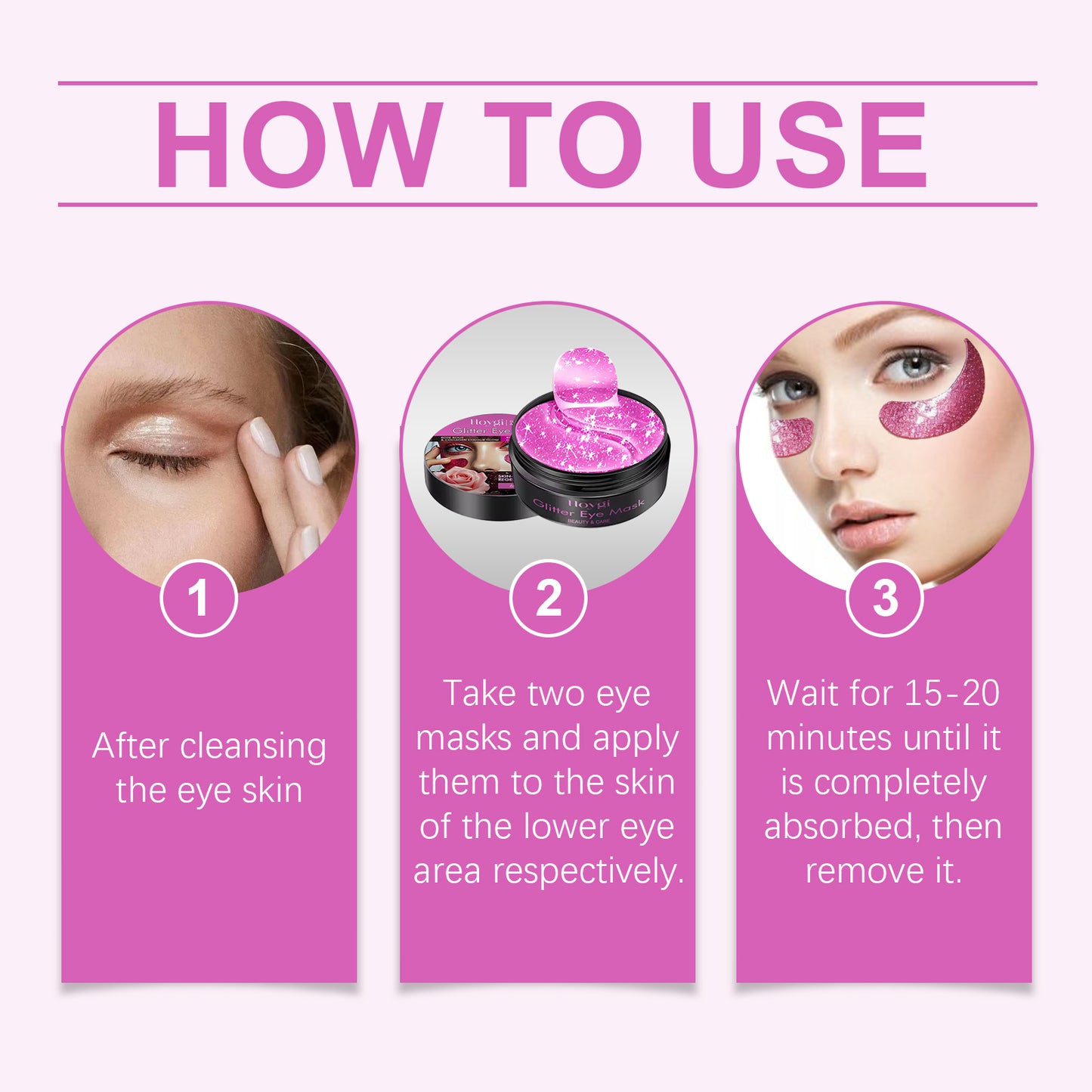 Hoygi Firming Brightening Eye Mask, Moisturizing, Nourishing And Firming The Skin Around The Eyes