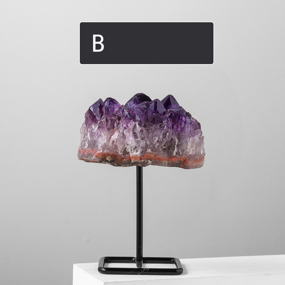 Raw Ore Crystal Tooth Crystal Cluster Degaussing Ornament