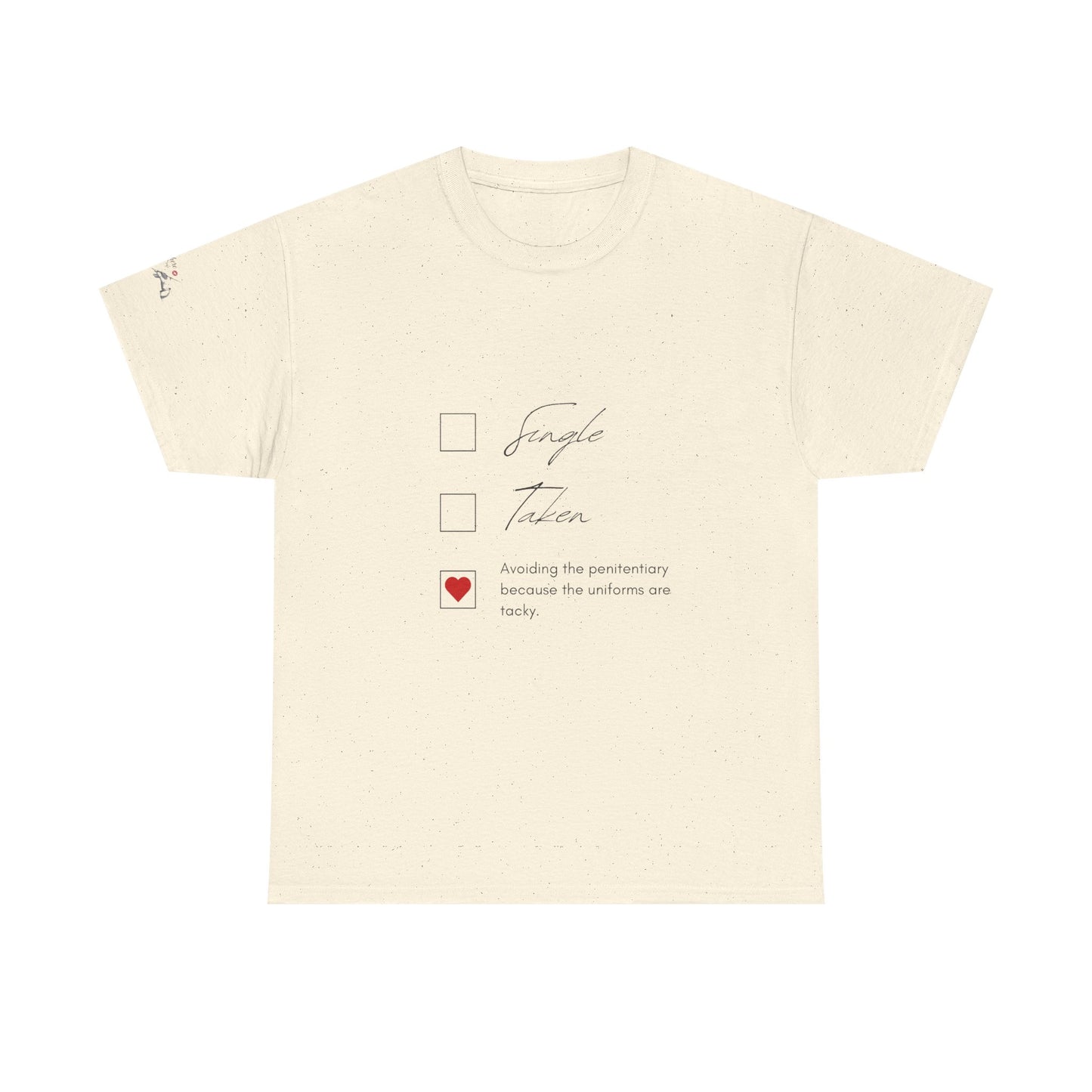 Single Taken Avoiding the Pen Play Where It's Safe T-Shirt Unisex Heavy 100% Cotton Tee