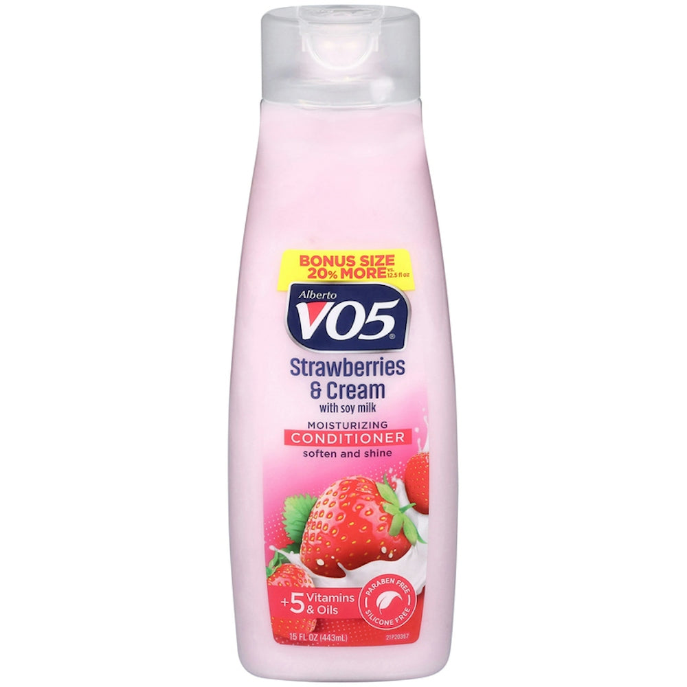 Alberto VO5® Moisturizing Strawberries & Cream Conditioner – 15 Fl Oz