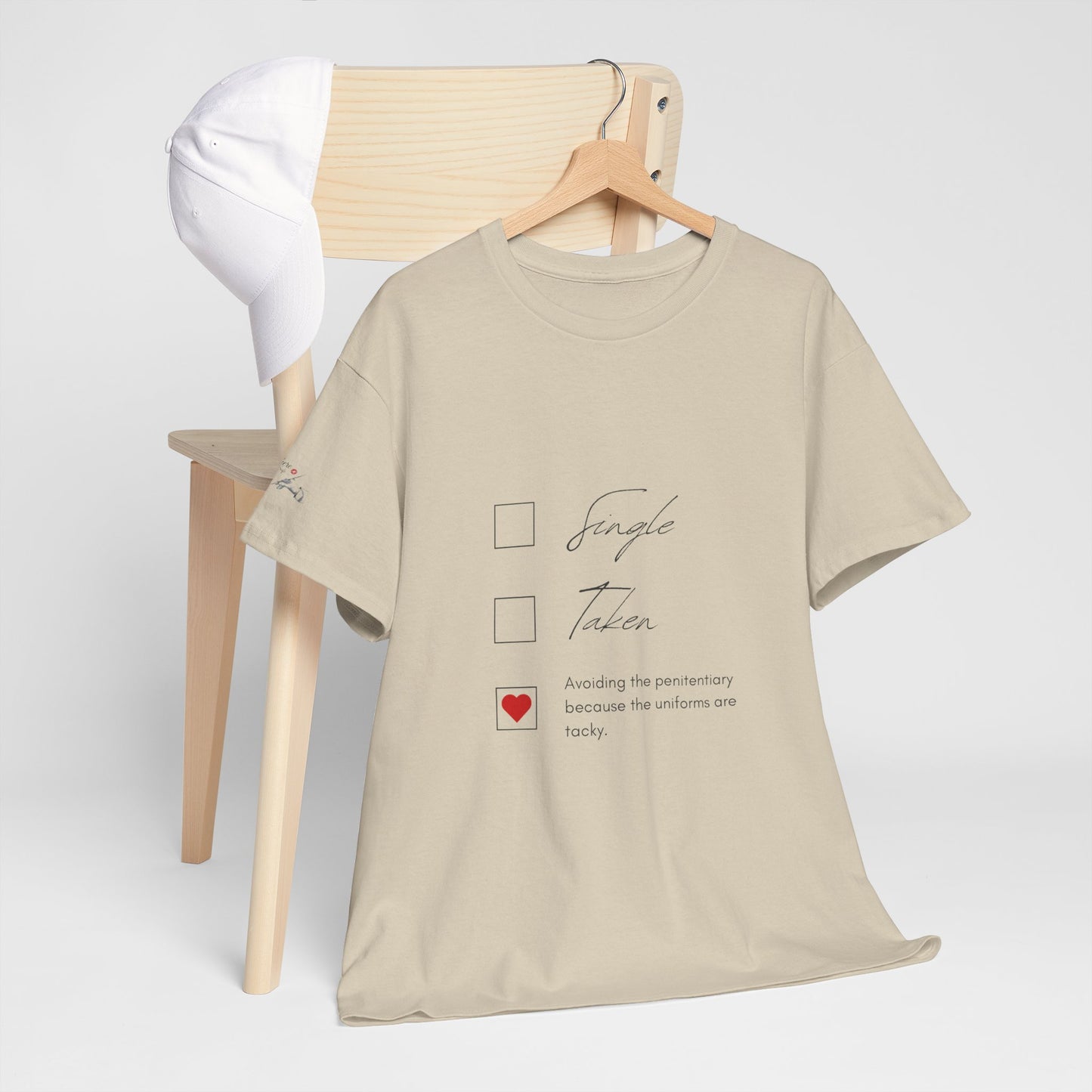 Single Taken Avoiding the Pen Play Where It's Safe T-Shirt Unisex Heavy 100% Cotton Tee