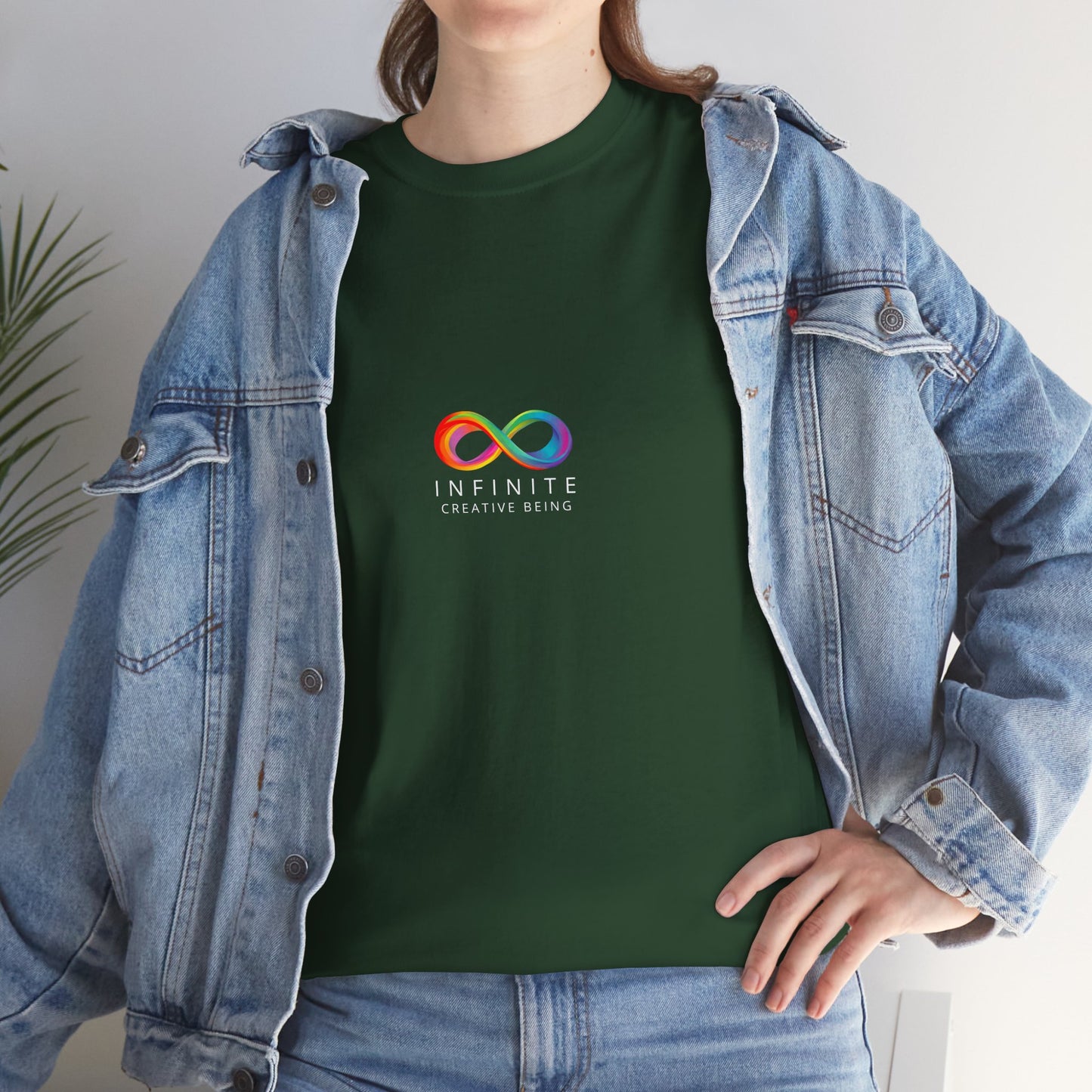Colorful Infinite Creative Being Unisex Tee, Inclusive Fashion, Everyday Casual Wear, Gift for Friends