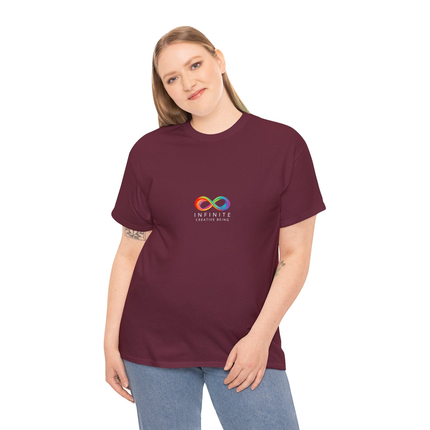 Colorful Infinite Creative Being Unisex Tee, Inclusive Fashion, Everyday Casual Wear, Gift for Friends