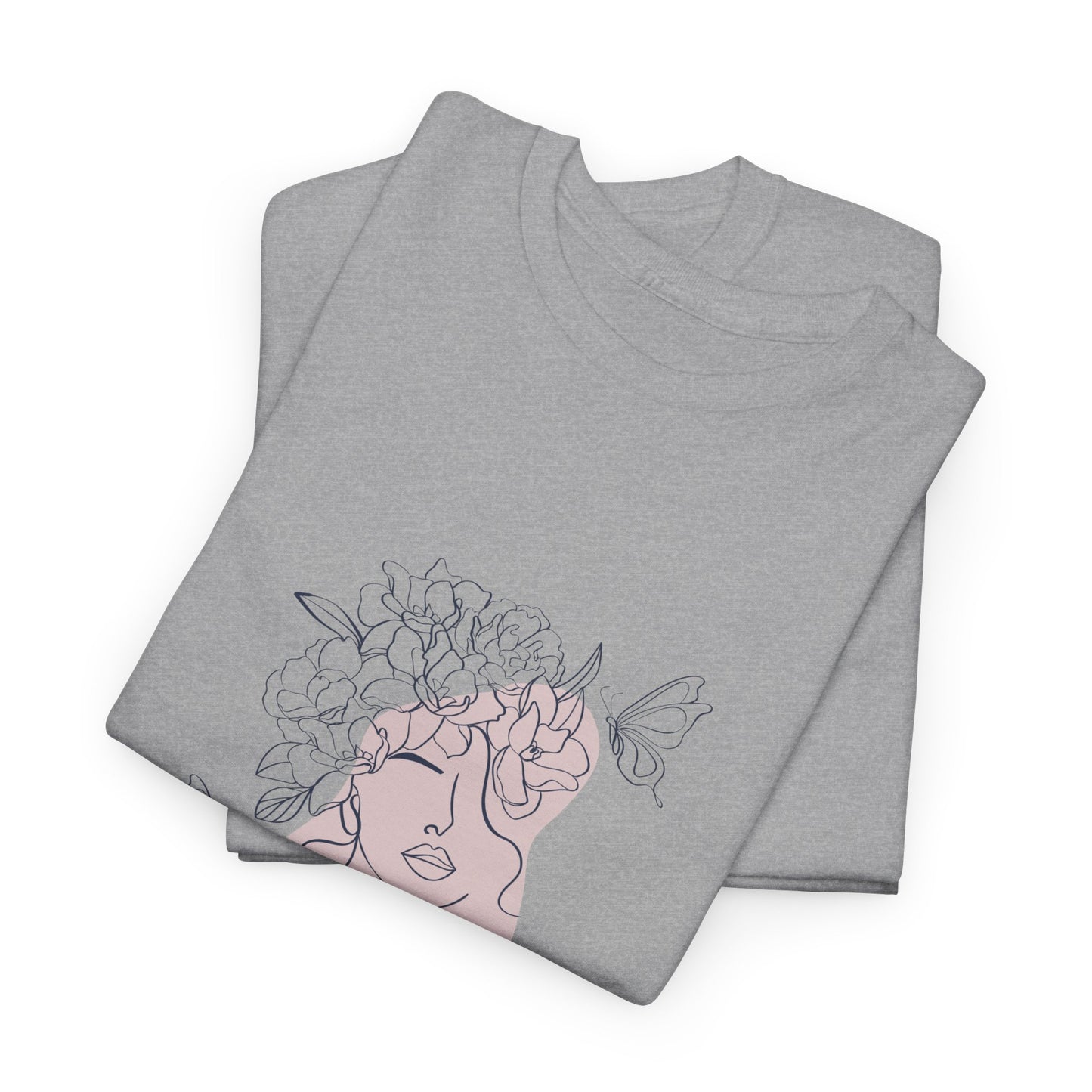 Bloom Where You Are Planted Chic Inspirational Quote Tee, Inspirational Cotton T-Shirt, Casual Graphic Tee, Vintage Style Unisex Shirt, Gift for Her