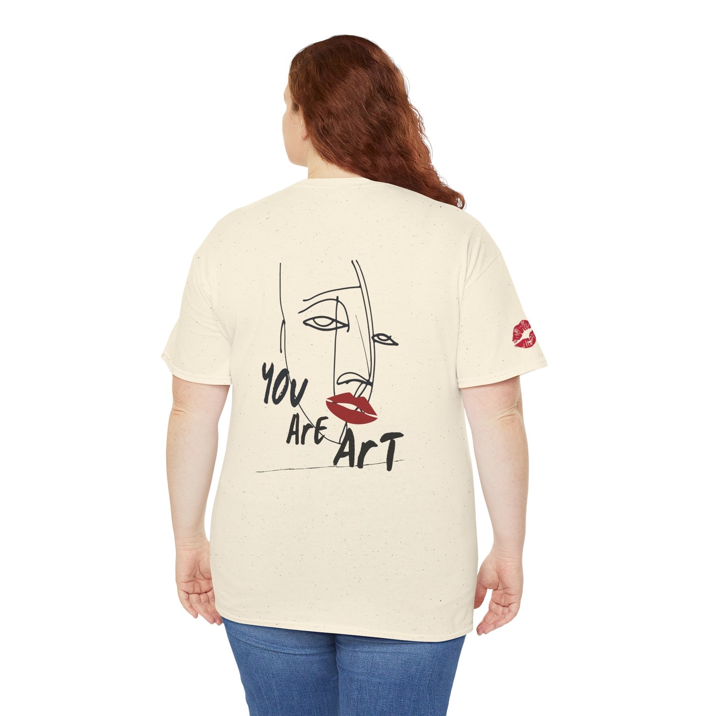 YOU ARE ART - SINGLE, TAKEN... Artistic Unisex Cotton Tee with Heartfelt Prints, Casual Wear, Gift for Artists, Streetwear, Inspirational Fashion