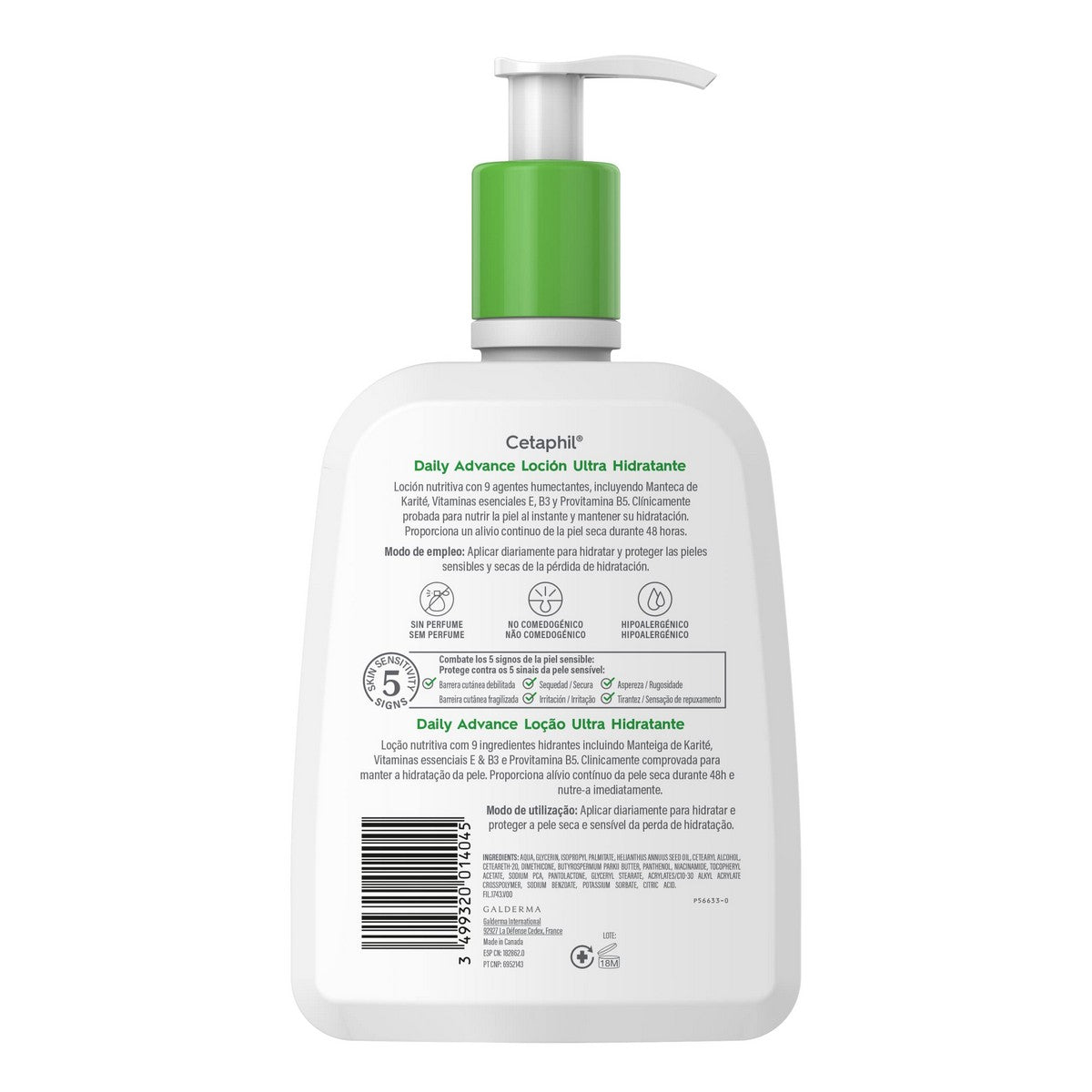 Ultra Moisturising Cream Cetaphil Daily Advance 473 ml-1